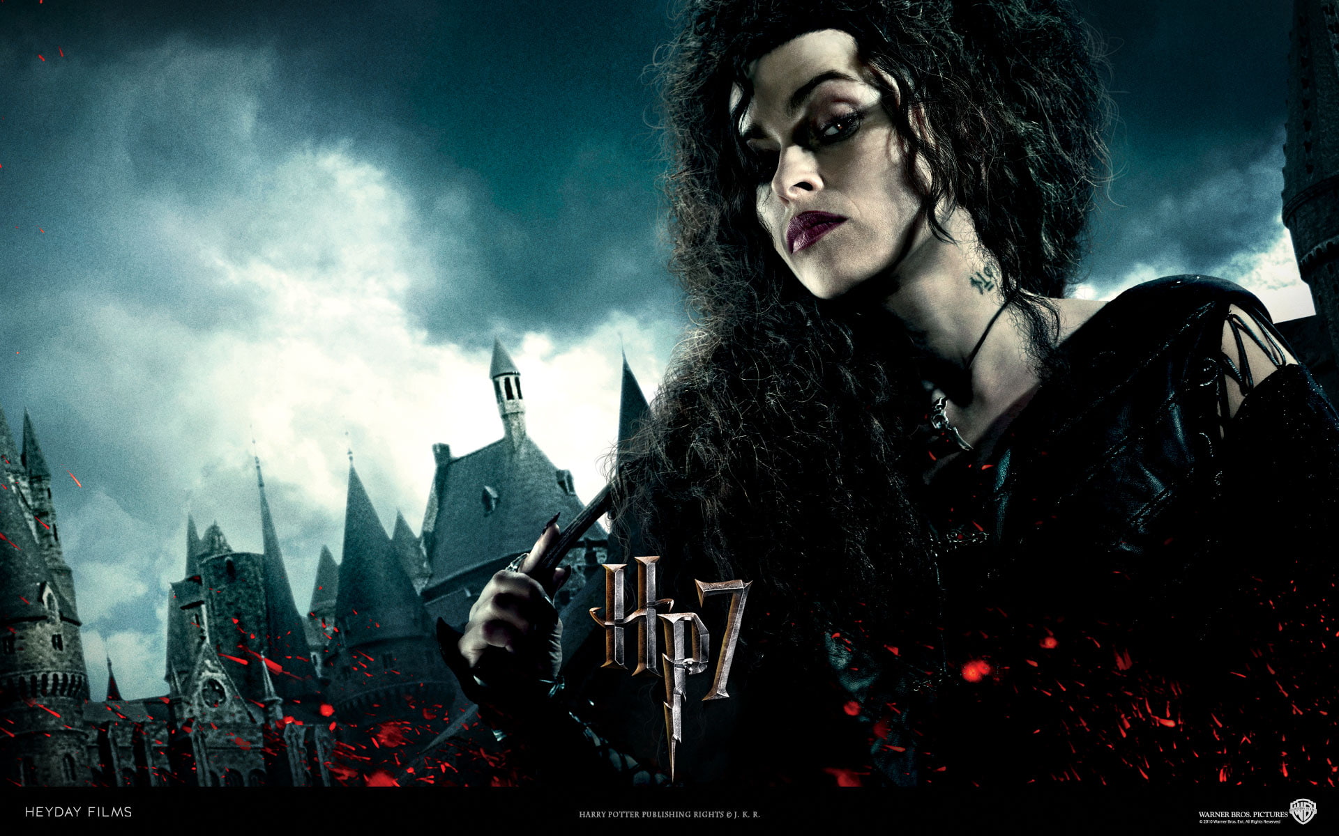 lestrange, hallows, harry, 1080P, death, helena, bonham, bellatrix, deathly, carter, eaters, potter, HD Wallpaper