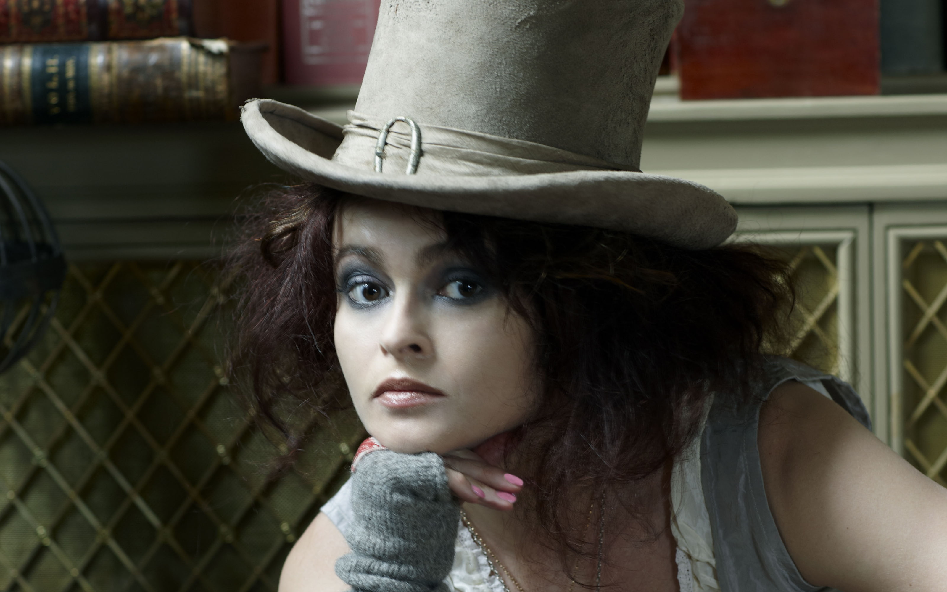cap, 2K, carter, bonham, helena, photoshoot, HD Wallpaper