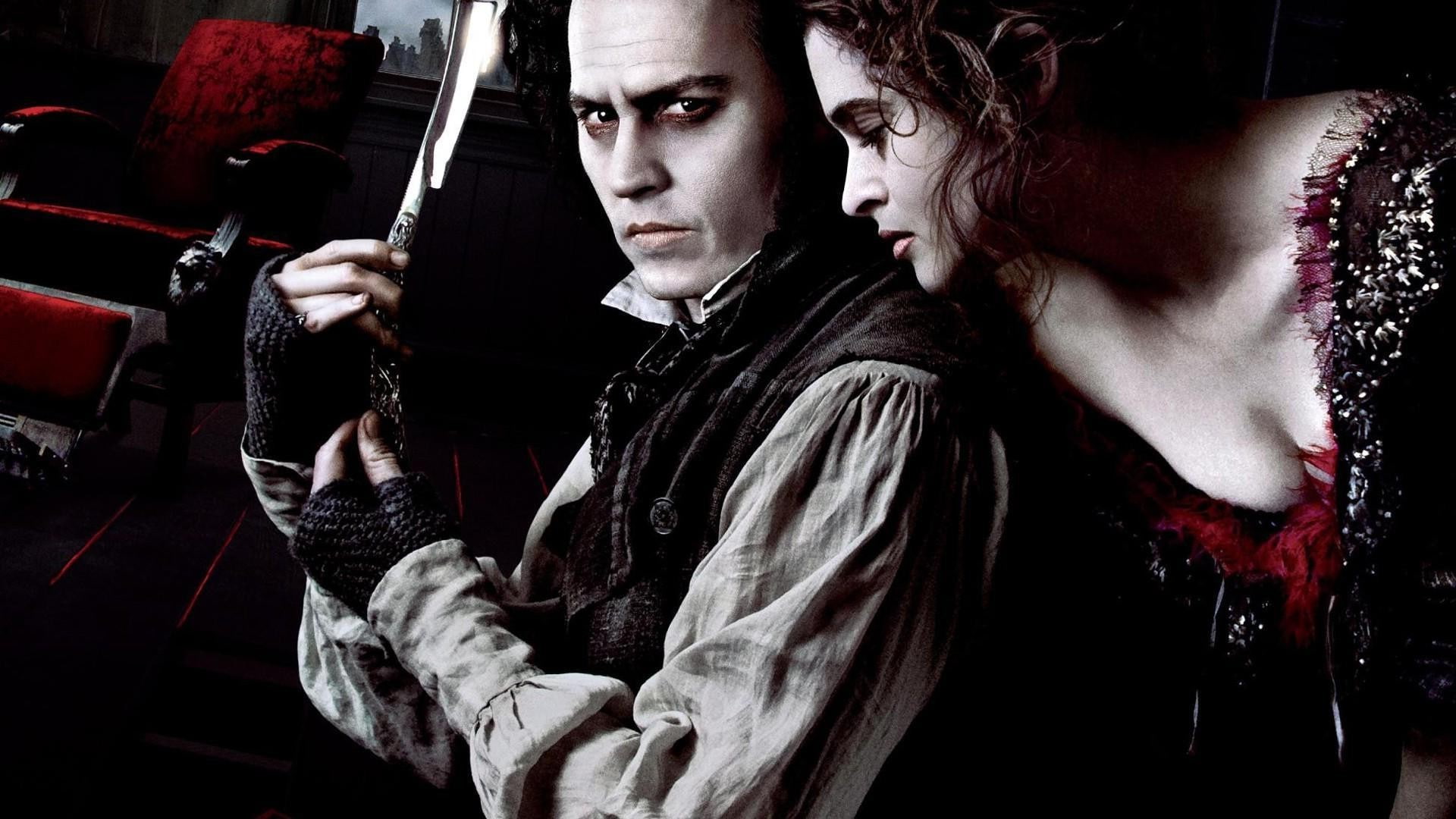 1080P, Sweeney Todd, movies, Sweeney Todd: The Demon Barber Of Fleet Street, Helena Bonham Carter, johnny depp, HD Wallpaper