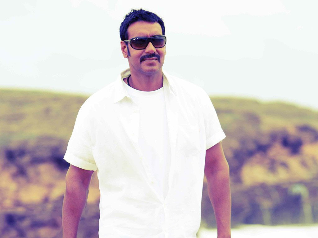 devgan, ajay, white, photoshoot, shirt, 480P, HD Wallpaper