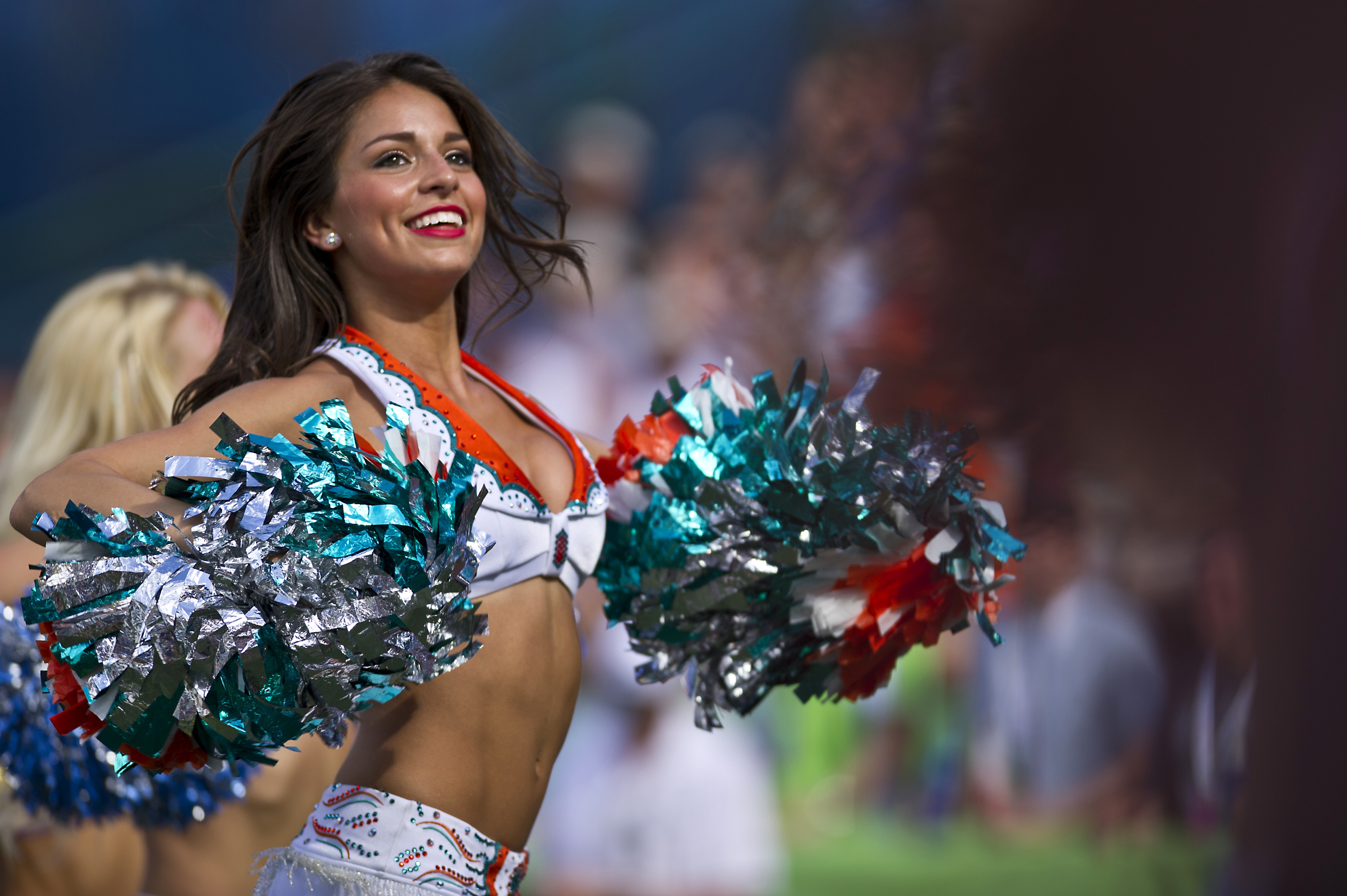 holiday, young adult, attractive, football, one person, emotion, cute, beauty, team, uniform, event, happiness, hairstyle, beautiful woman, athletes, women, HD Wallpaper