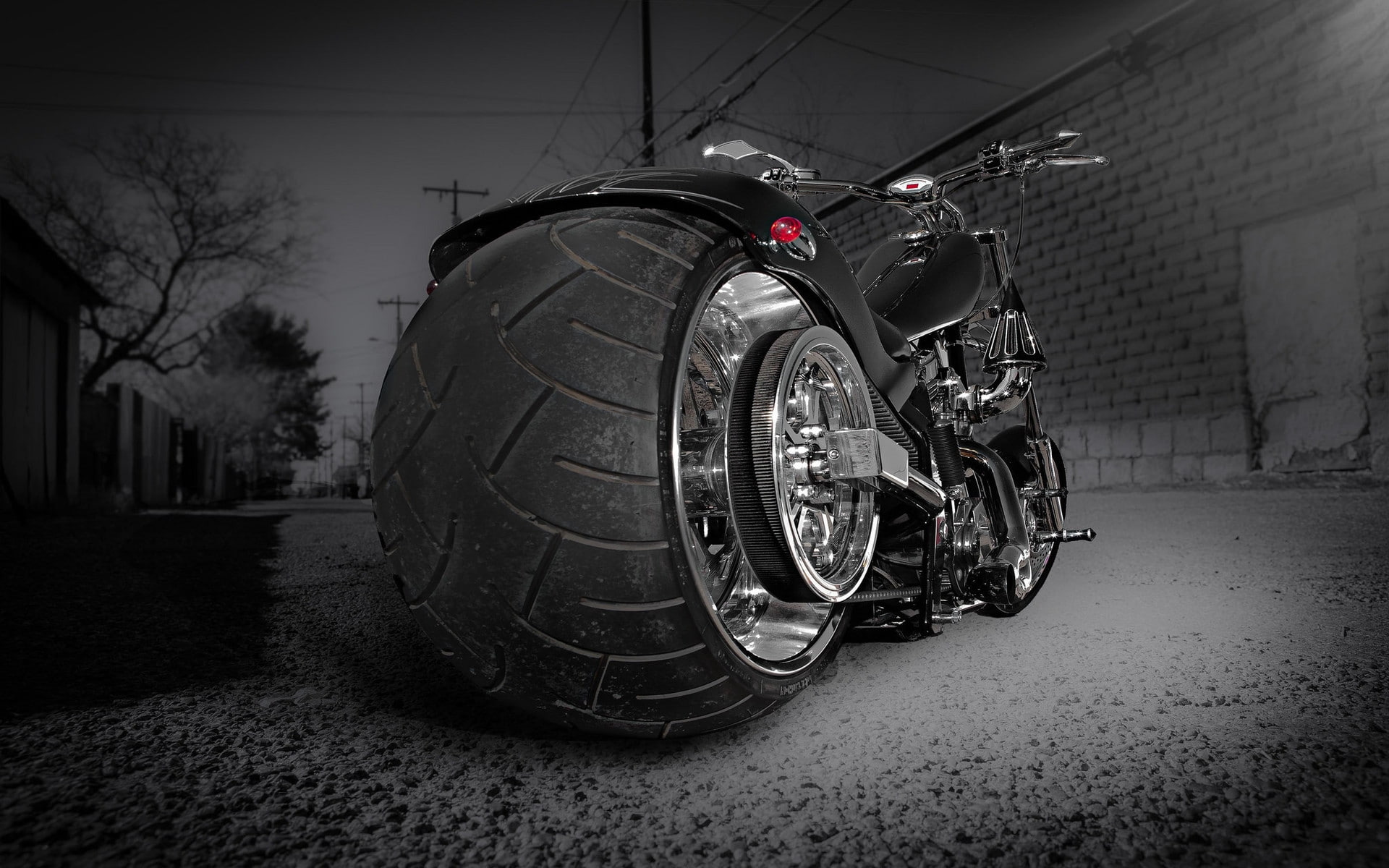 bike, 1080P, motorcycle, chopper, HD Wallpaper