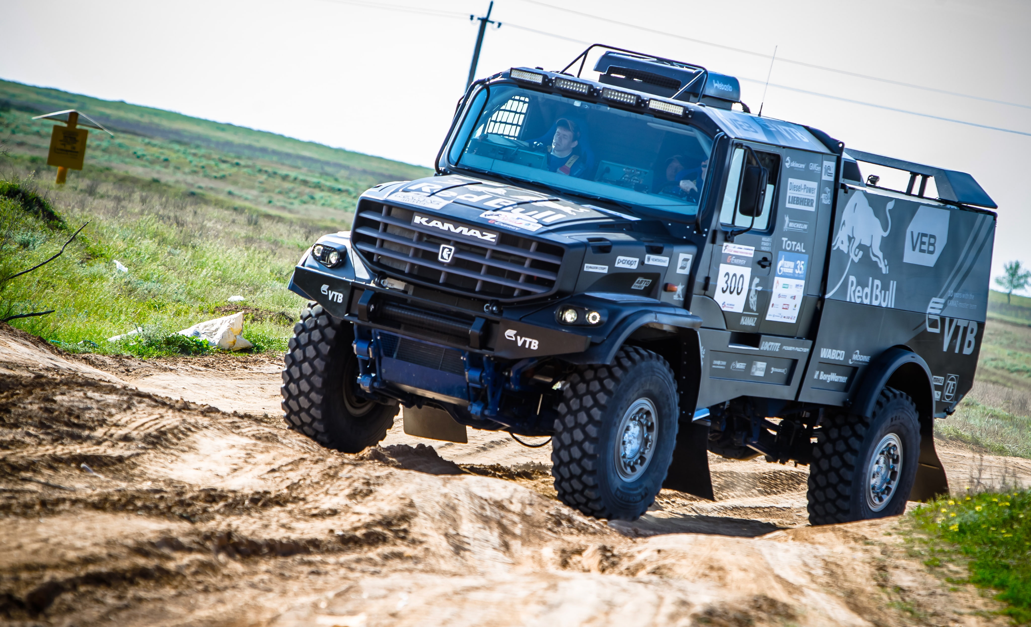 KAMAZ, The roads, Sport, Rally, Truck, KAMAZ-43509, Master, 4K, Best, HD Wallpaper