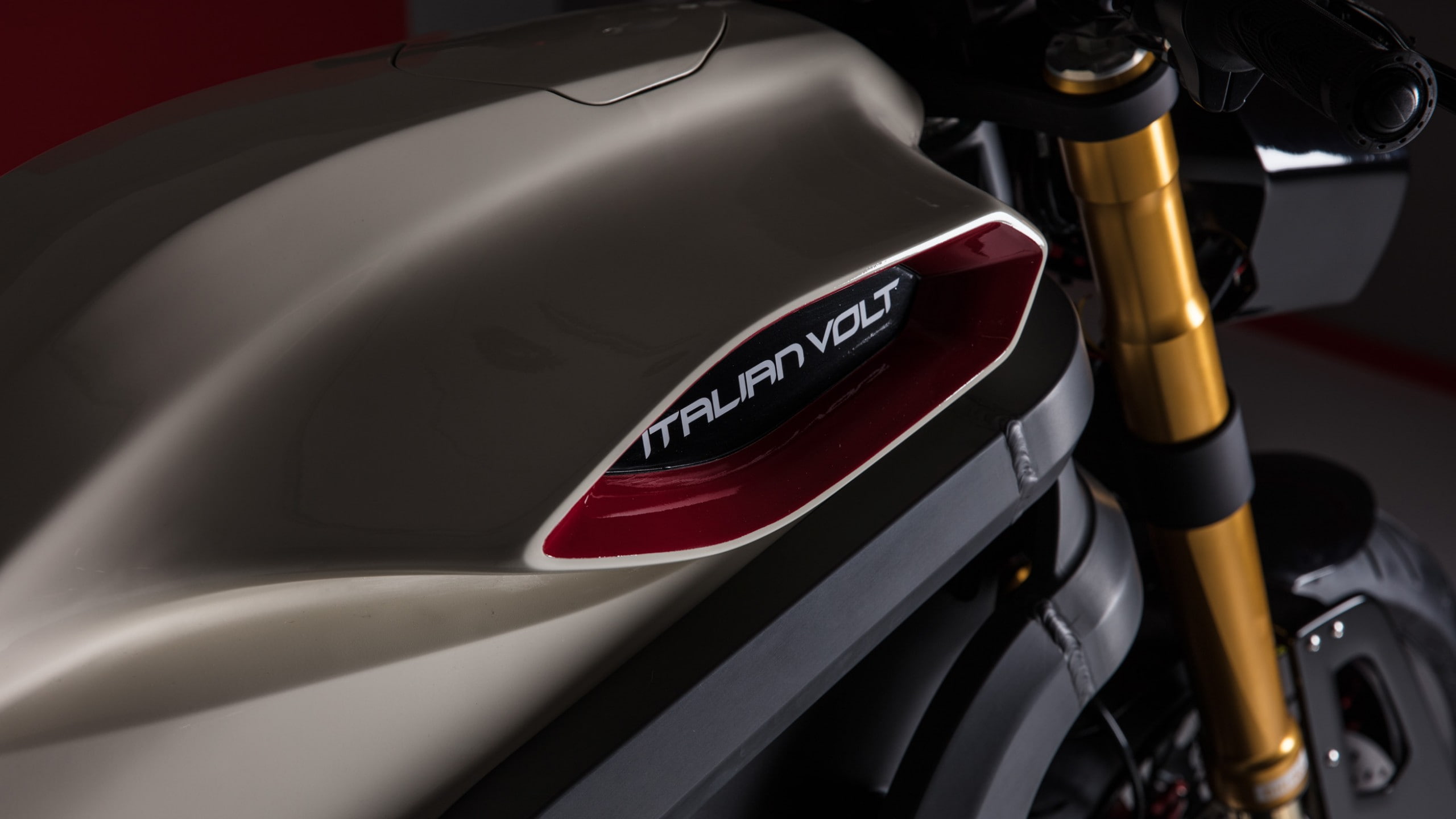 custom, Italian Volt Lacama, volt, best bikes, italian, motorcycle, 2K, gold, electric motorcycle, gray, 3d printed, HD Wallpaper
