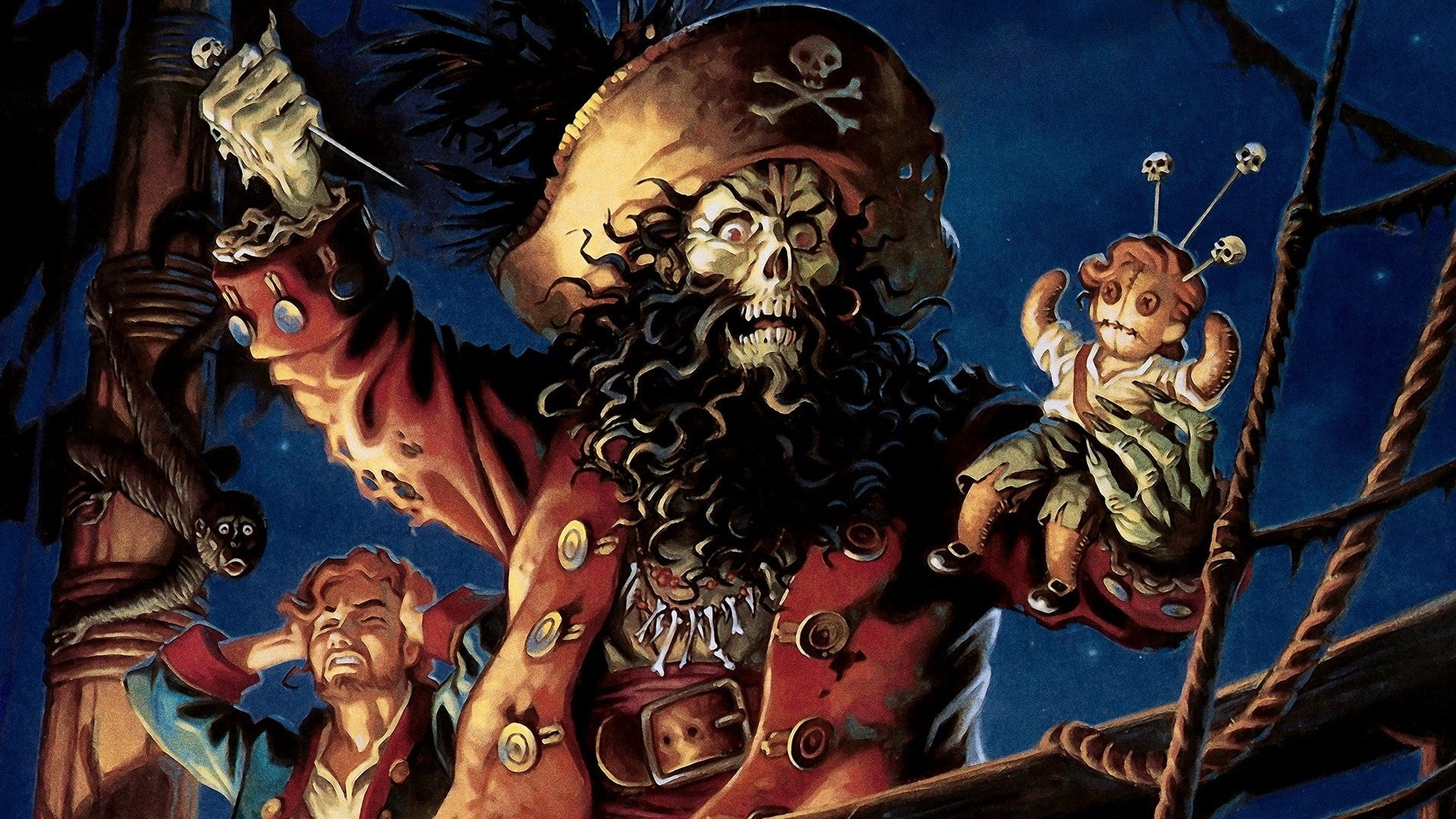 no people, human representation, representation, statue, religion, low angle view, male likeness, 1080P, built structure, mural, monkey island 2 lechucks revenge, HD Wallpaper
