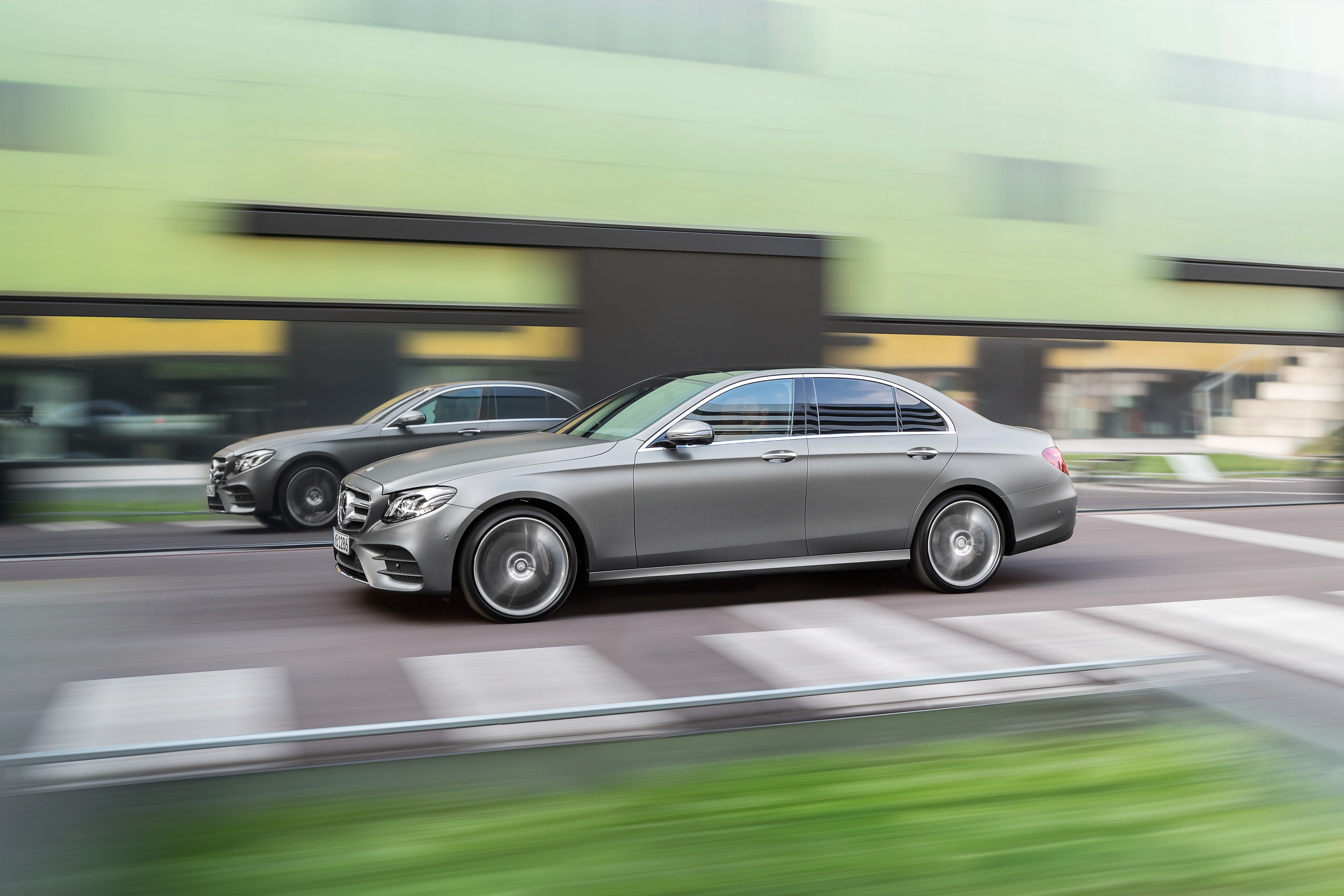 silver, 4MATIC AMG Line, 4K, Mercedes-Benz E 400, Geneva Auto Show 2016, Coupe, HD Wallpaper