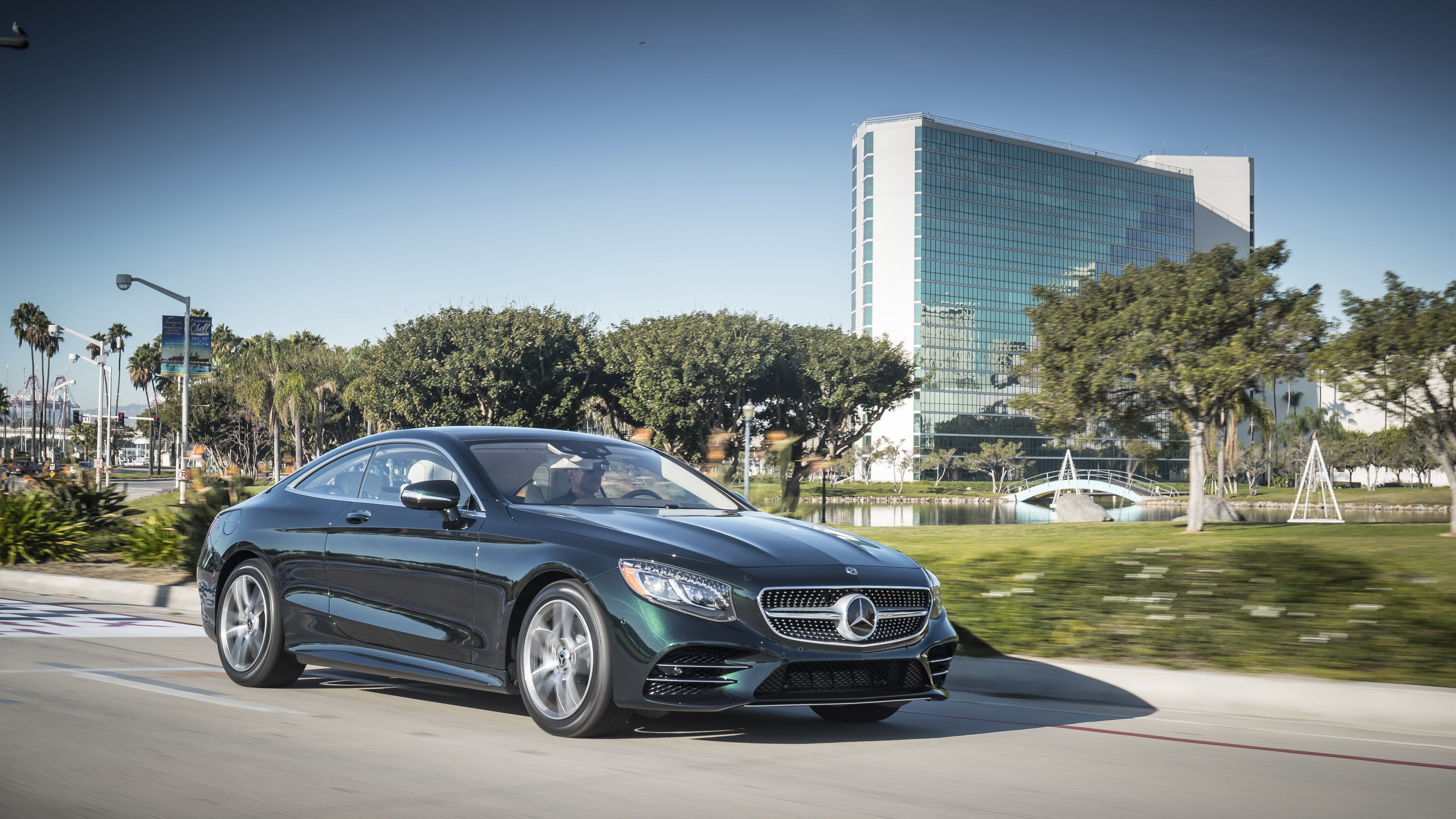 mercedes, amg, benz, 4K, 2018, c217, 4matic, line, coupe, s560, HD Wallpaper