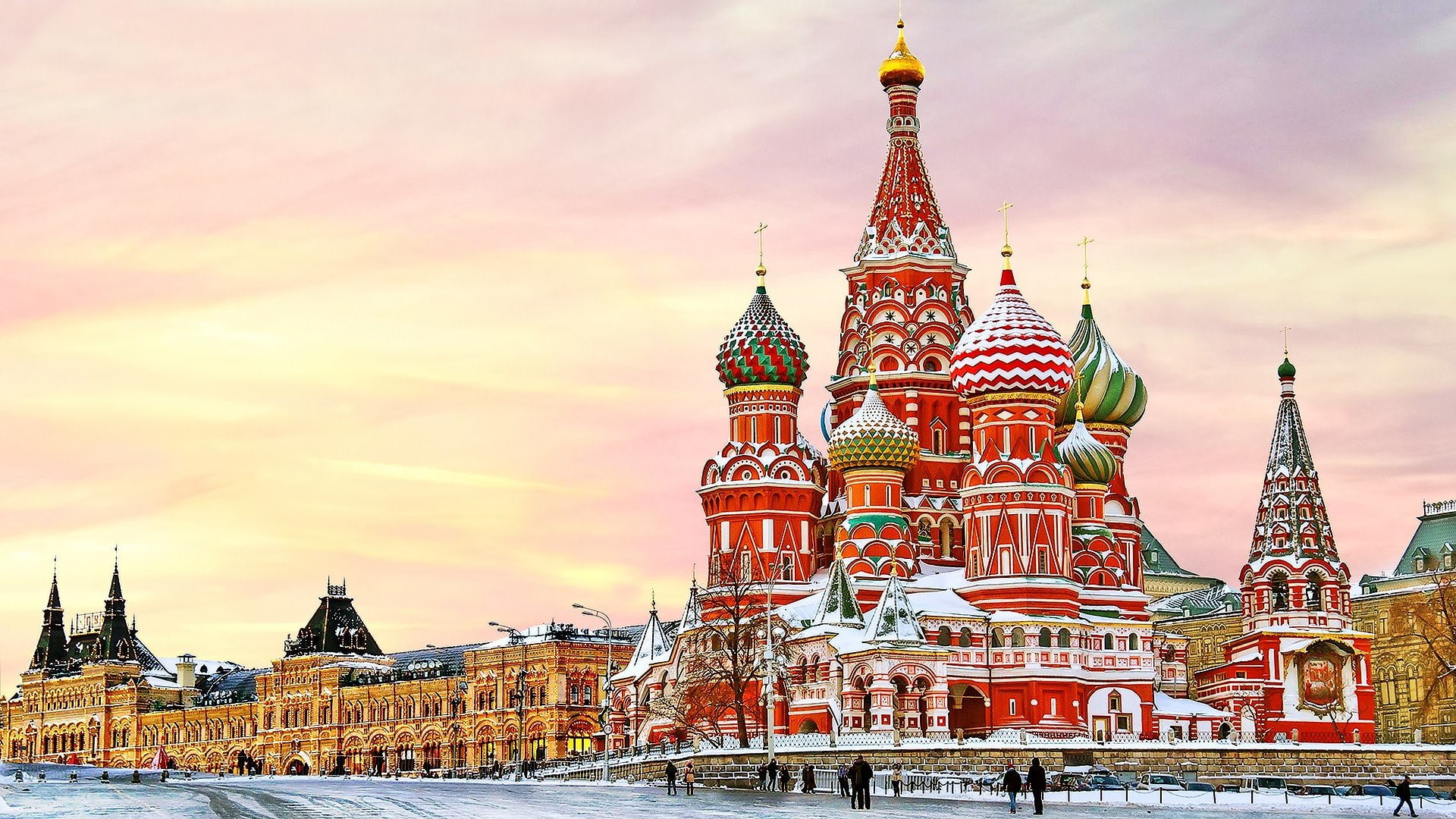 1920x1080 px, art, px, Red Square, red, hd, 1080P, square, moscow, City, motorcycles, x, HD Wallpaper