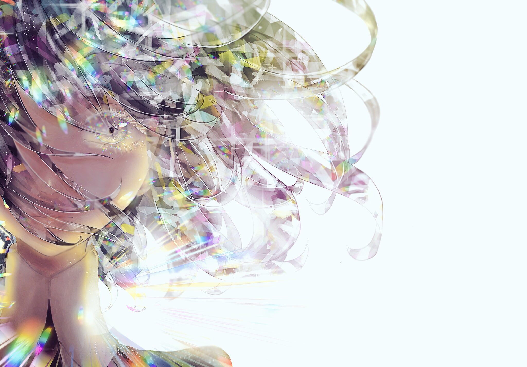 from, kuni), houseki, diamond, fanart, pixiv, (houseki, kuni, 1080P, HD Wallpaper