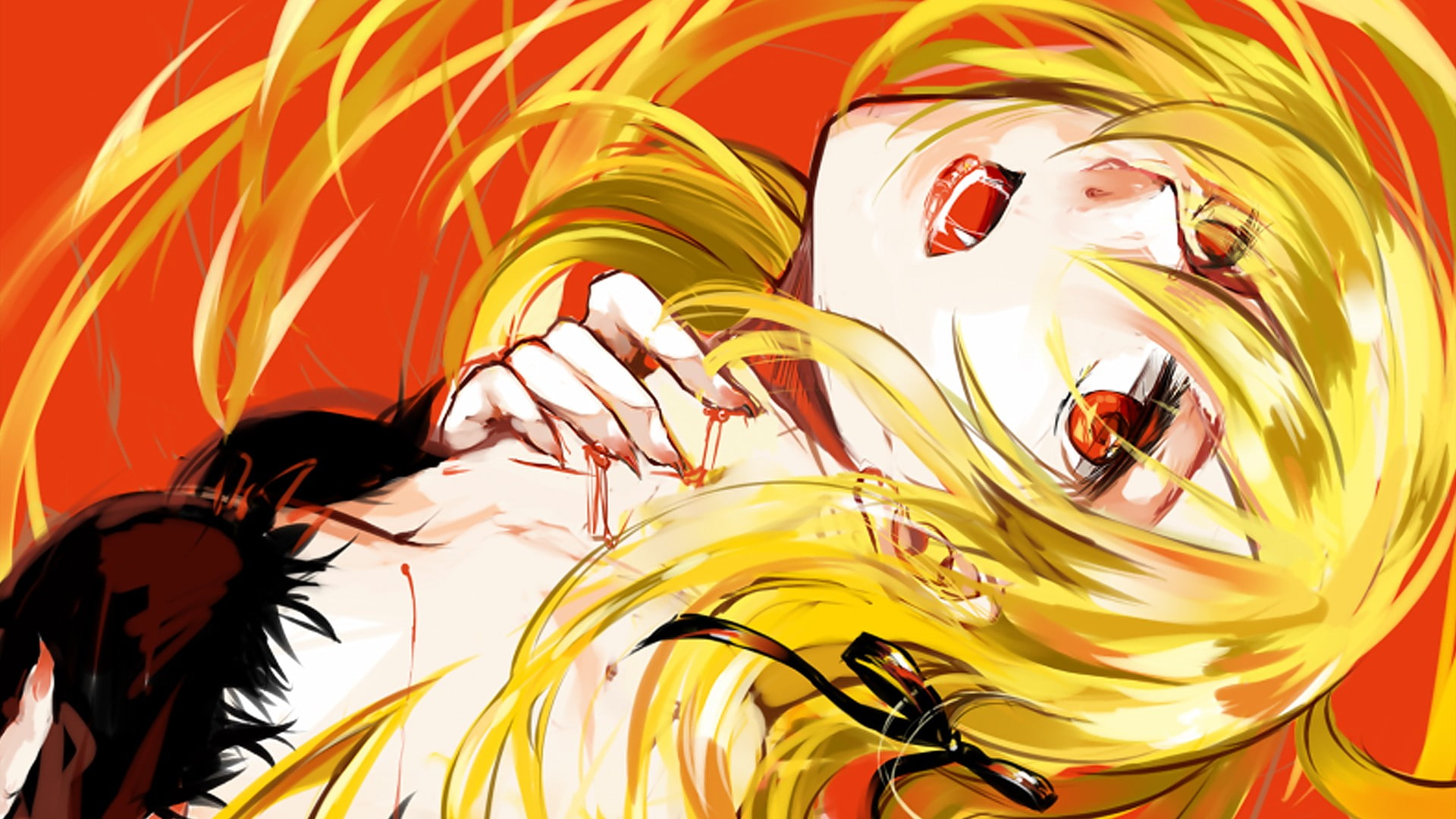creativity, pattern, statue, artwork, blonde, close-up, celebration, multi colored, Oshino Shinobu, anime, 1080P, art and craft, no people, festival, indoors, HD Wallpaper