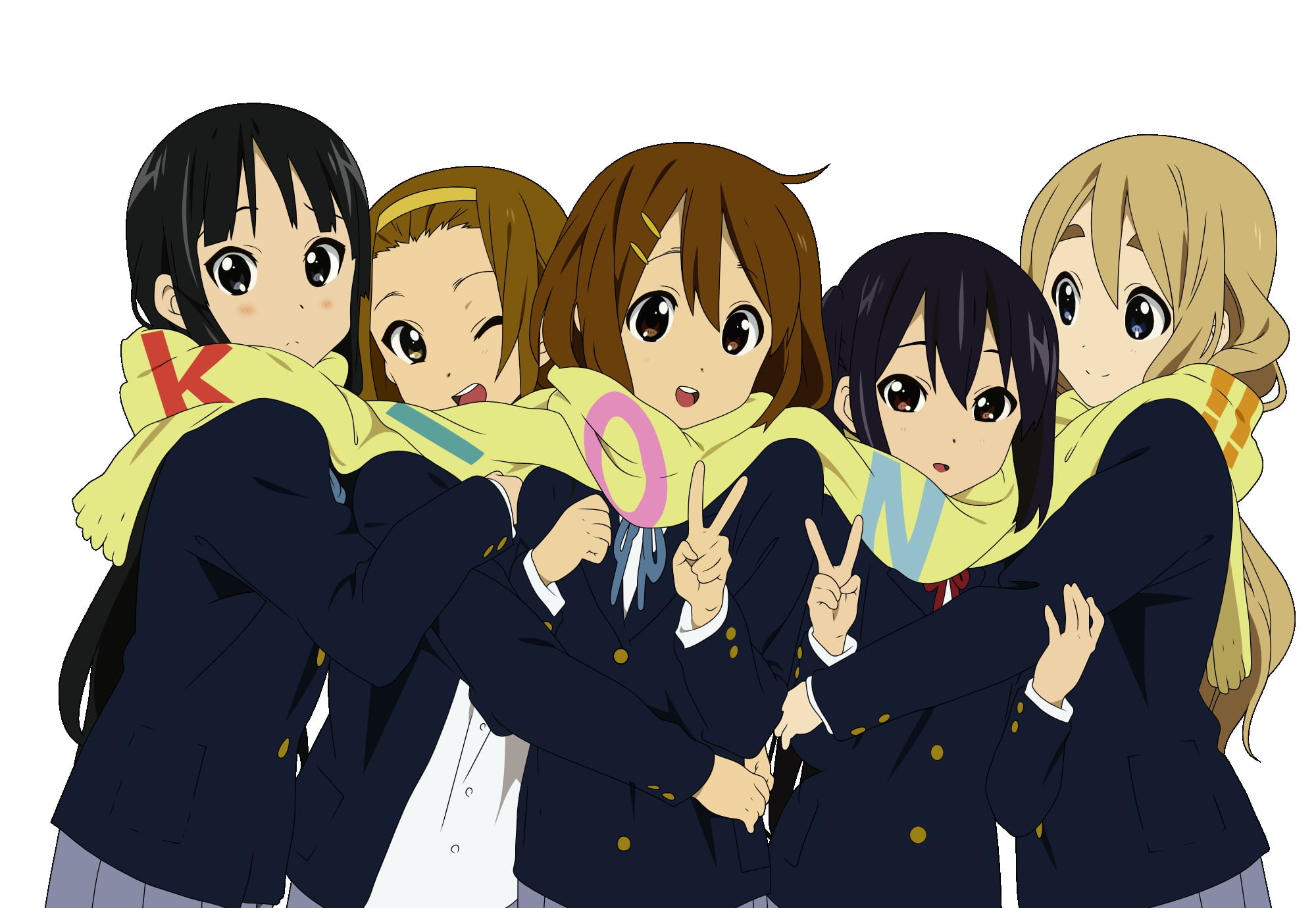 Hirasawa Yui, studio shot, mask - disguise, costume, lifestyles, men, 1080P, representation, adult, arts culture and entertainment, women, Tainaka Ritsu, HD Wallpaper