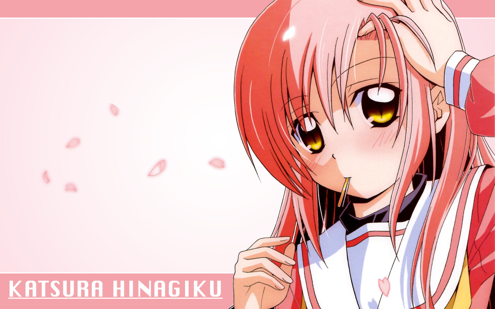front view, representation, anime girls, creativity, Katsura Hinagiku, day, headshot, fashion, anime, 1080P, obscured face, female likeness, Hayate no Gotoku, HD Wallpaper