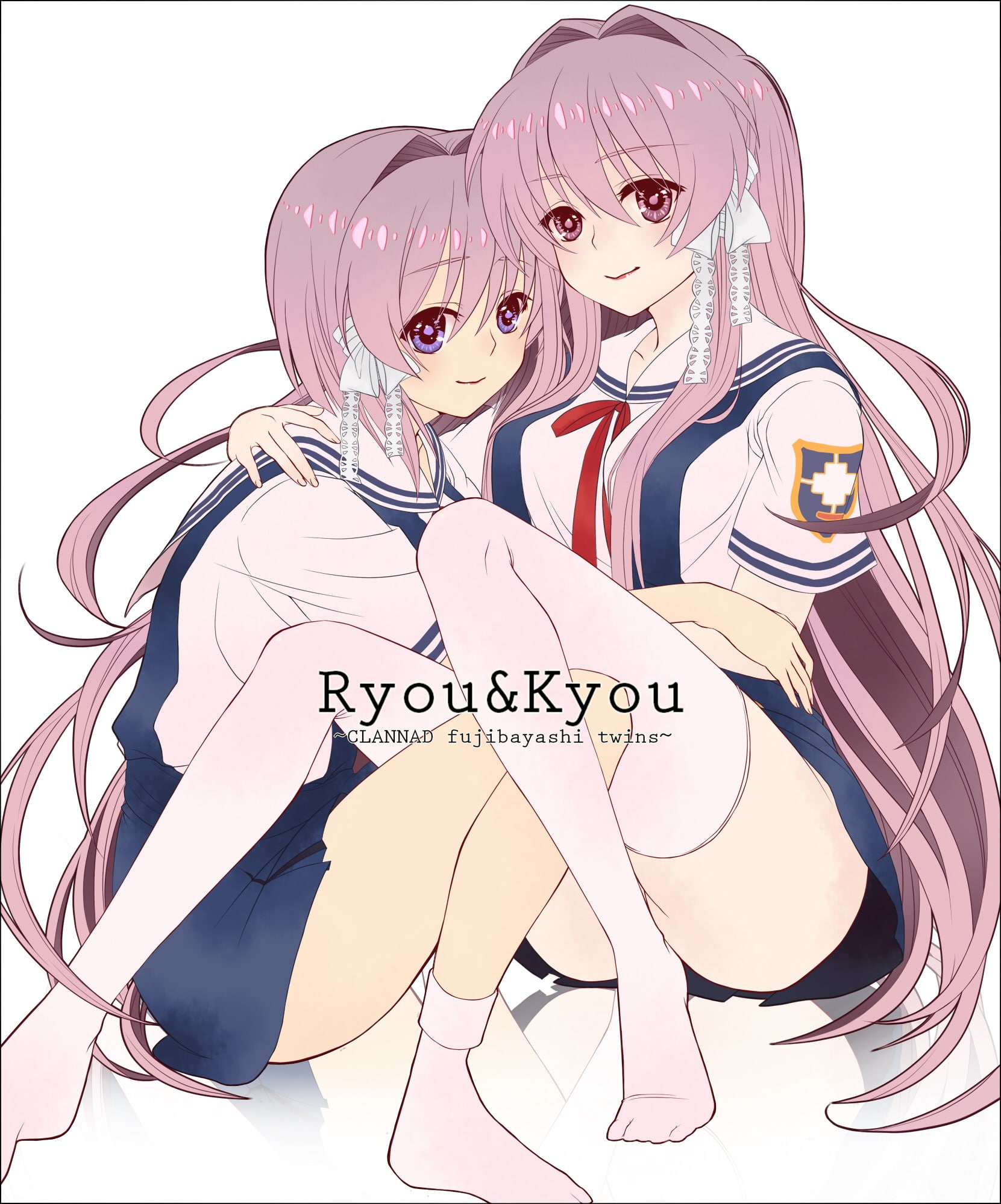 Fujibayashi Kyou, friendship, 1080P, child, heterosexual couple, Clannad, emotion, females, lifestyles, adult, text, Fujibayashi Ryou, communication, two people, Phone HD Wallpaper
