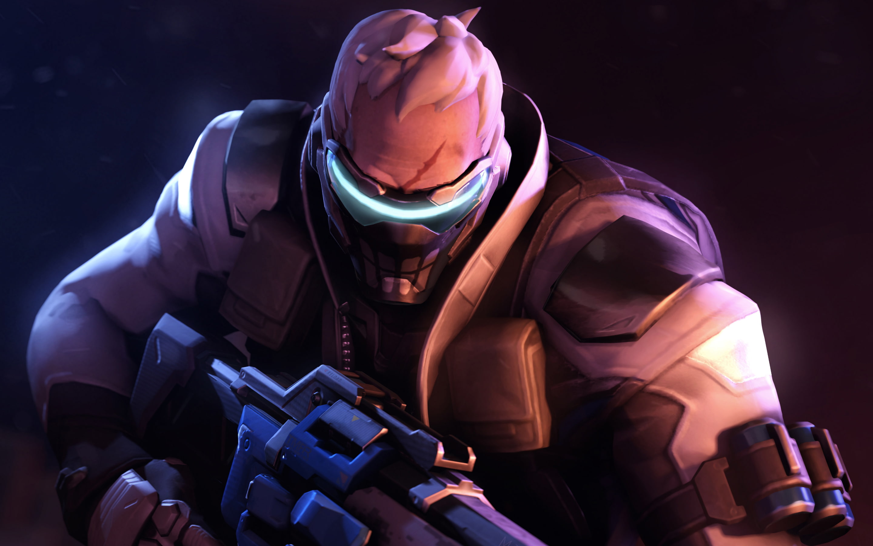 2K, Overwatch, Soldier 76, HD Wallpaper