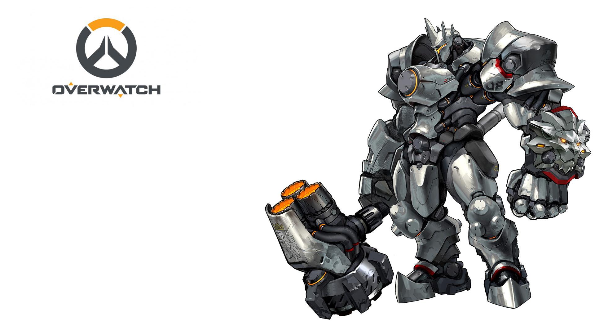 Overwatch, 1080P, Reinhardt (Overwatch), HD Wallpaper