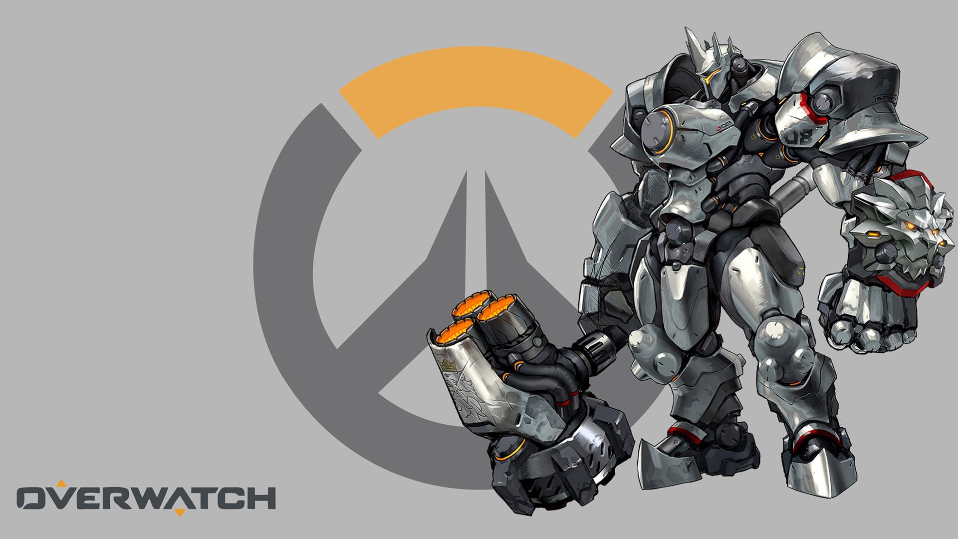 Overwatch, 1080P, Reinhardt (Overwatch), HD Wallpaper