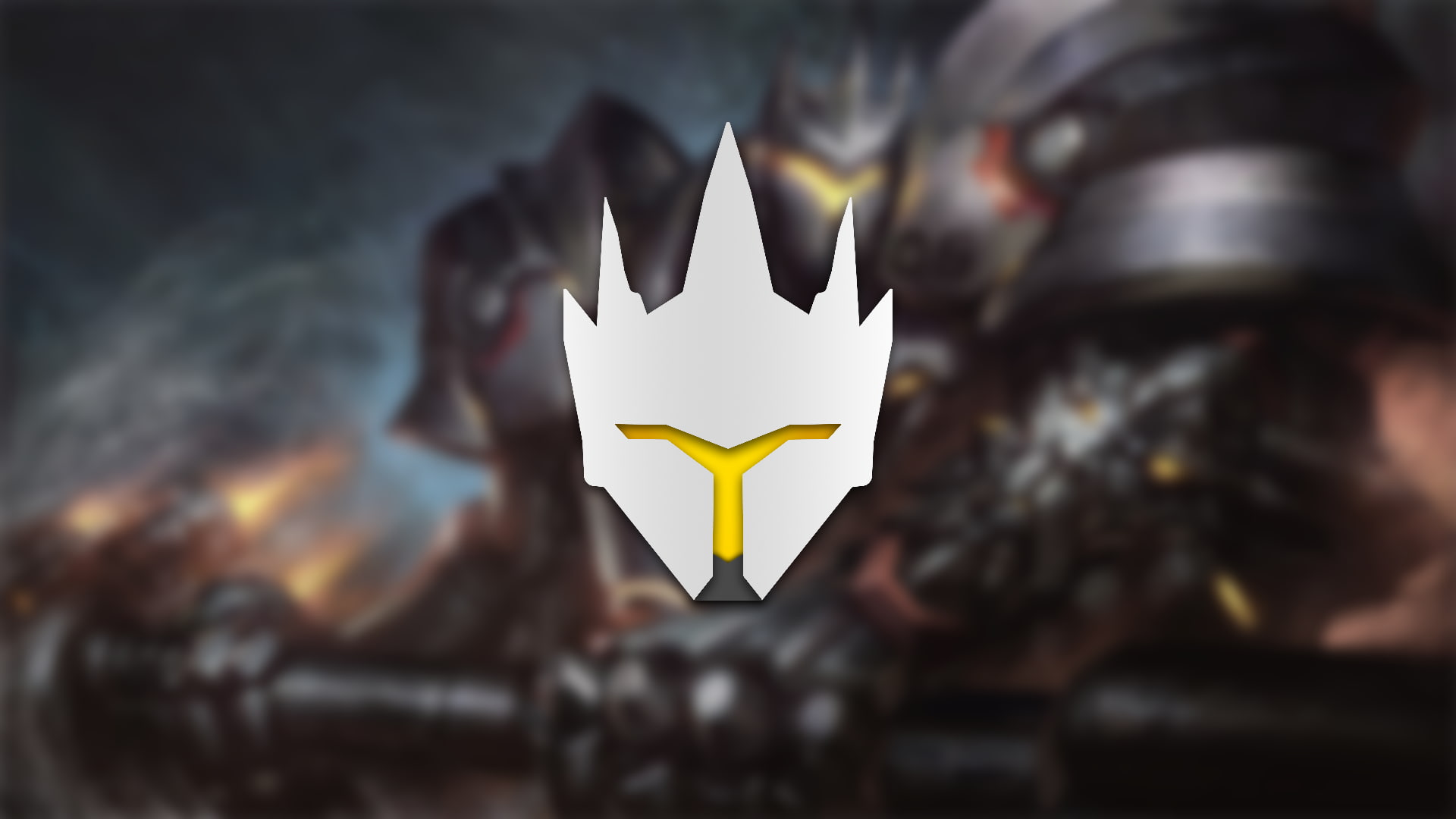 1080P, fictional logo, Overwatch, Reinhardt (Overwatch), video games, HD Wallpaper