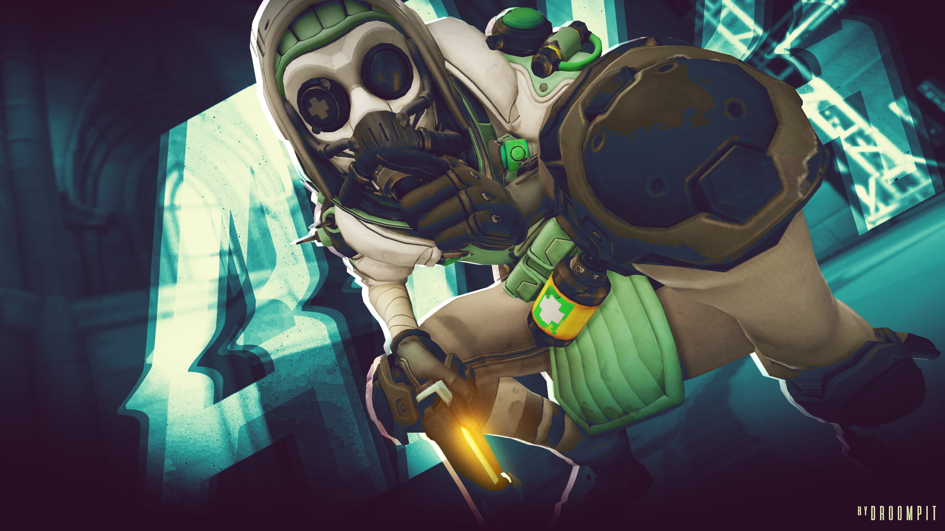 artwork, ana, overwatch, Games, 1080P, HD Wallpaper