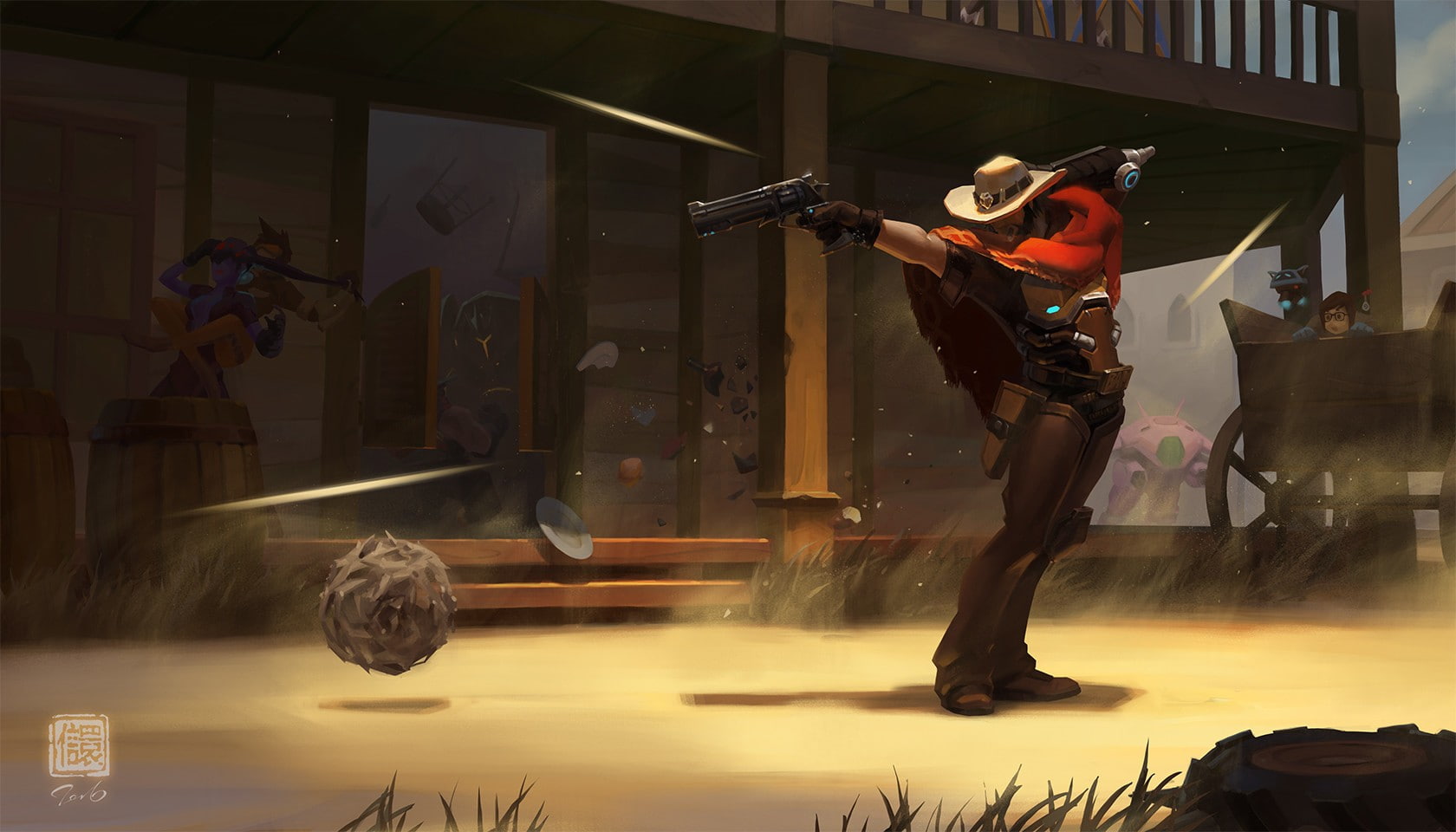 Overwatch, McRee (Overwatch), Mcdaberoni, 720P, McCree (Overwatch), HD Wallpaper