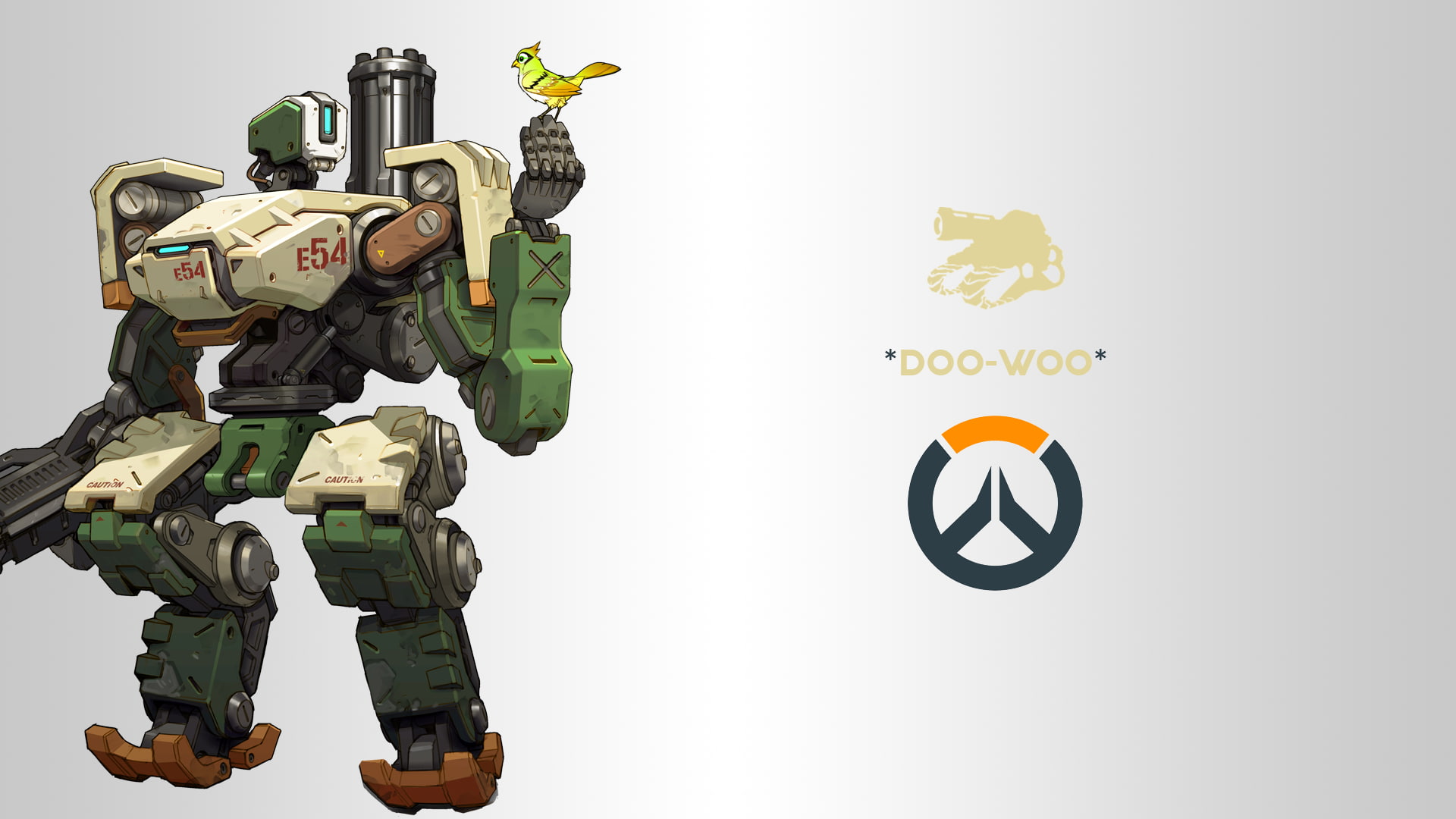 Blizzard Entertainment, logo, video games, SST LABORATORIES SIEGE AUTOMATON E54, Overwatch, 1080P, DXHHH101 (Author), Bastion (Overwatch), HD Wallpaper