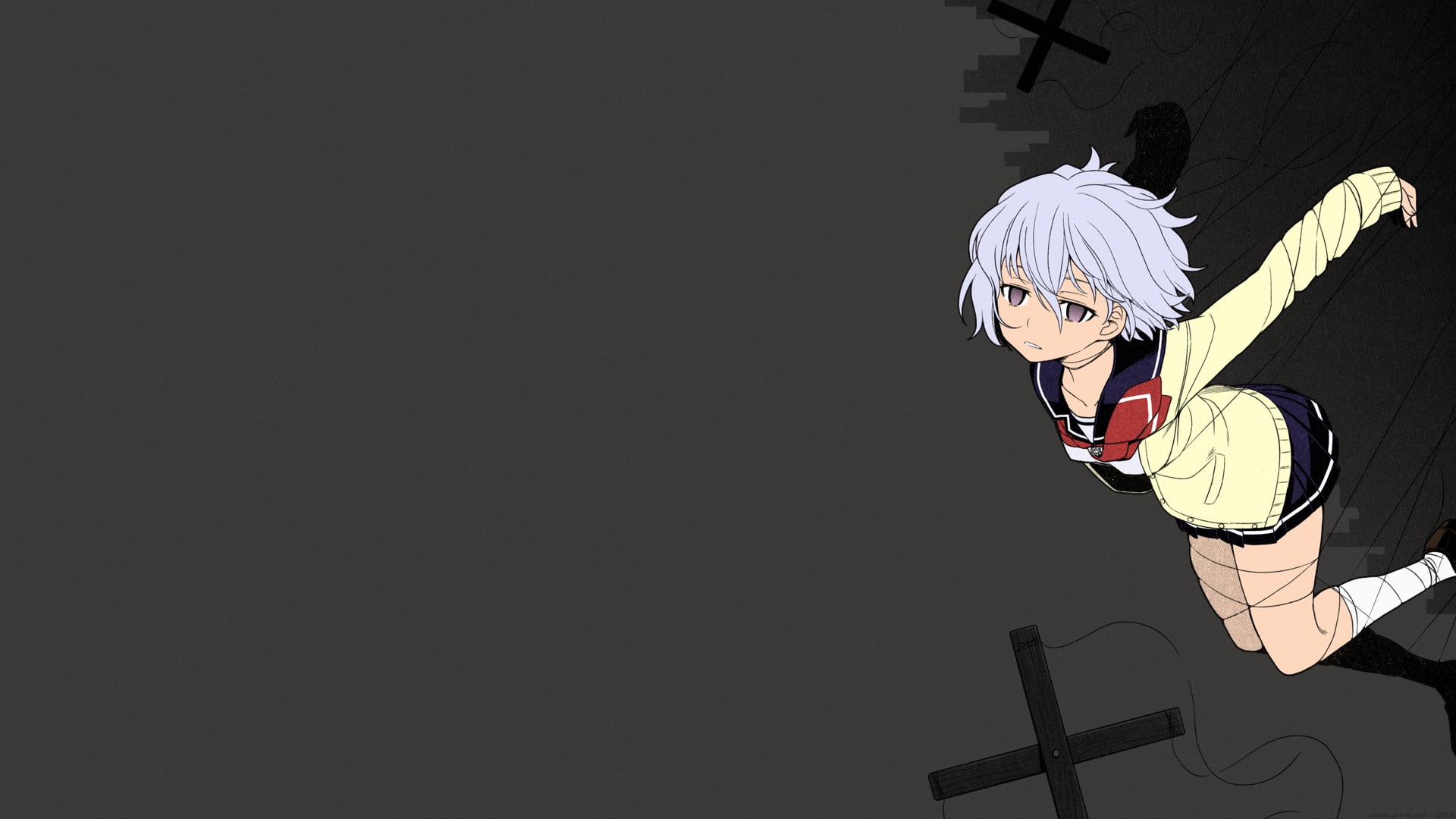 arts culture and entertainment, lifestyles, music, skill, Amamiya Kyouka, copy space, standing, anime girls, white hair, indoors, young adult, women, equipment, HD Wallpaper