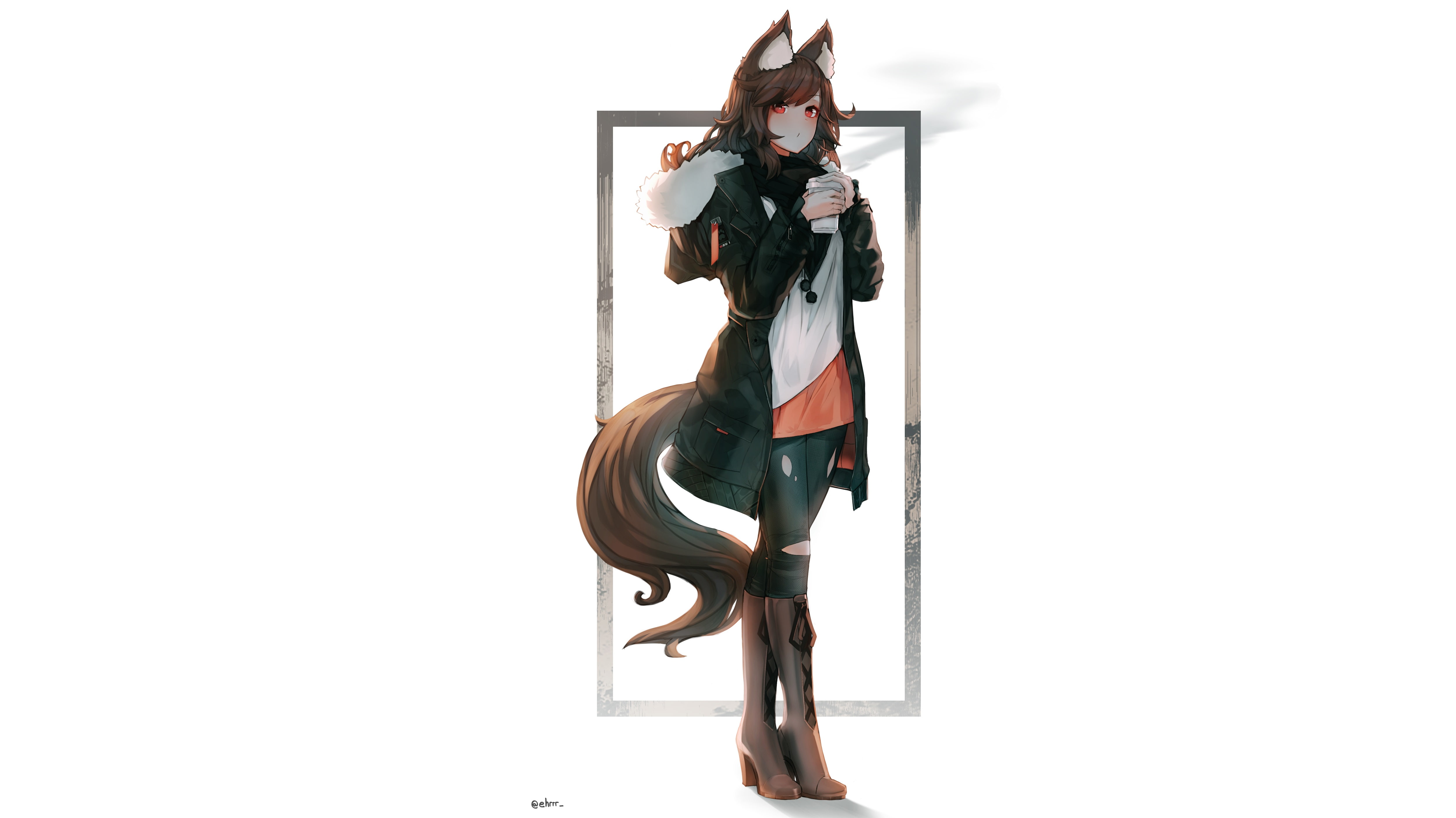 4K, Kagerou Imaizumi, Anime, Touhou, HD Wallpaper