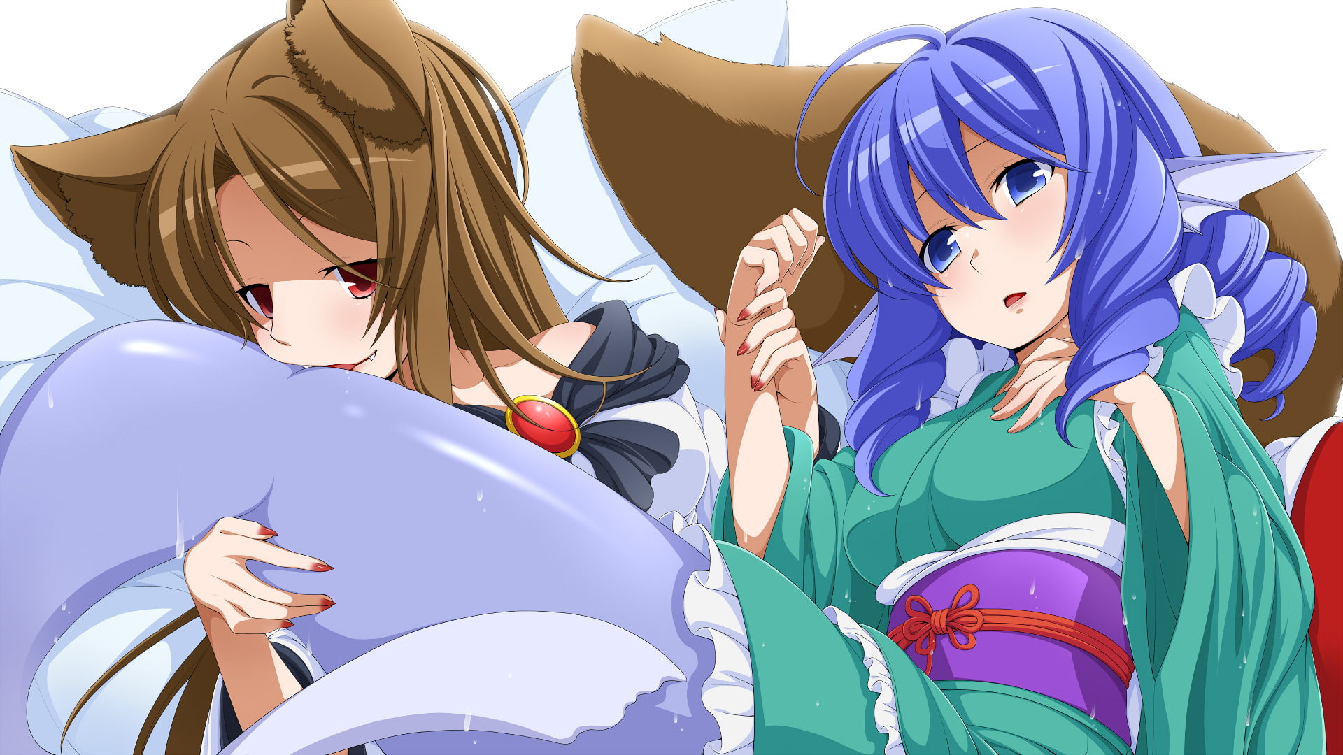 Wakasagihime (Touhou), Touhou, Kagerou Imaizumi, 1080P, Anime, HD Wallpaper