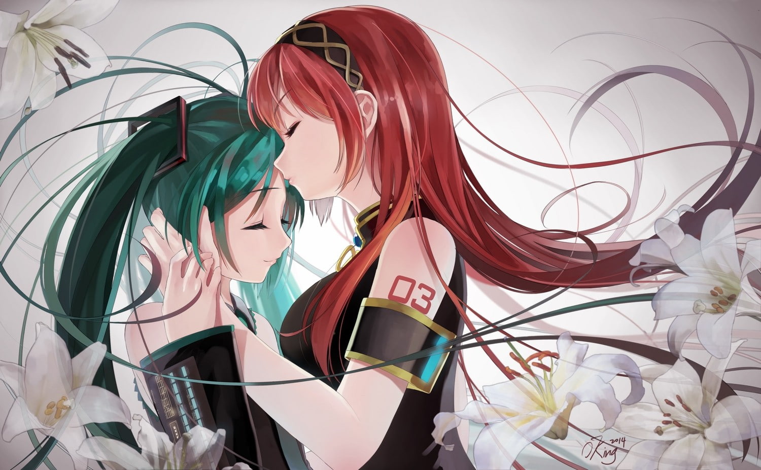 Megurine Luka, Vocaloid, Hatsune Miku, 720P, anime, anime girls, HD Wallpaper