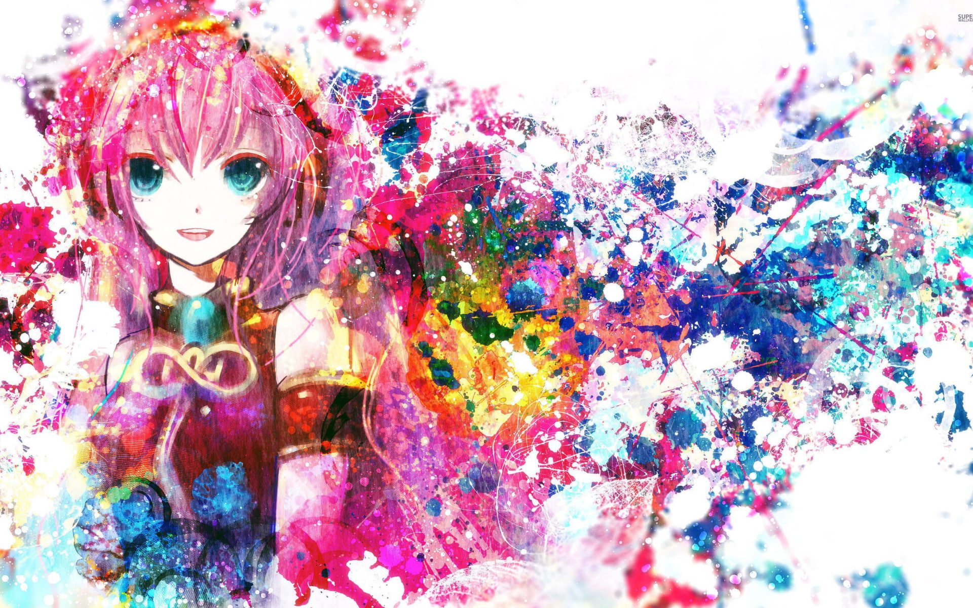 luka, vocaloid, girl, anime girl, megurine, 1080P, anime, HD Wallpaper