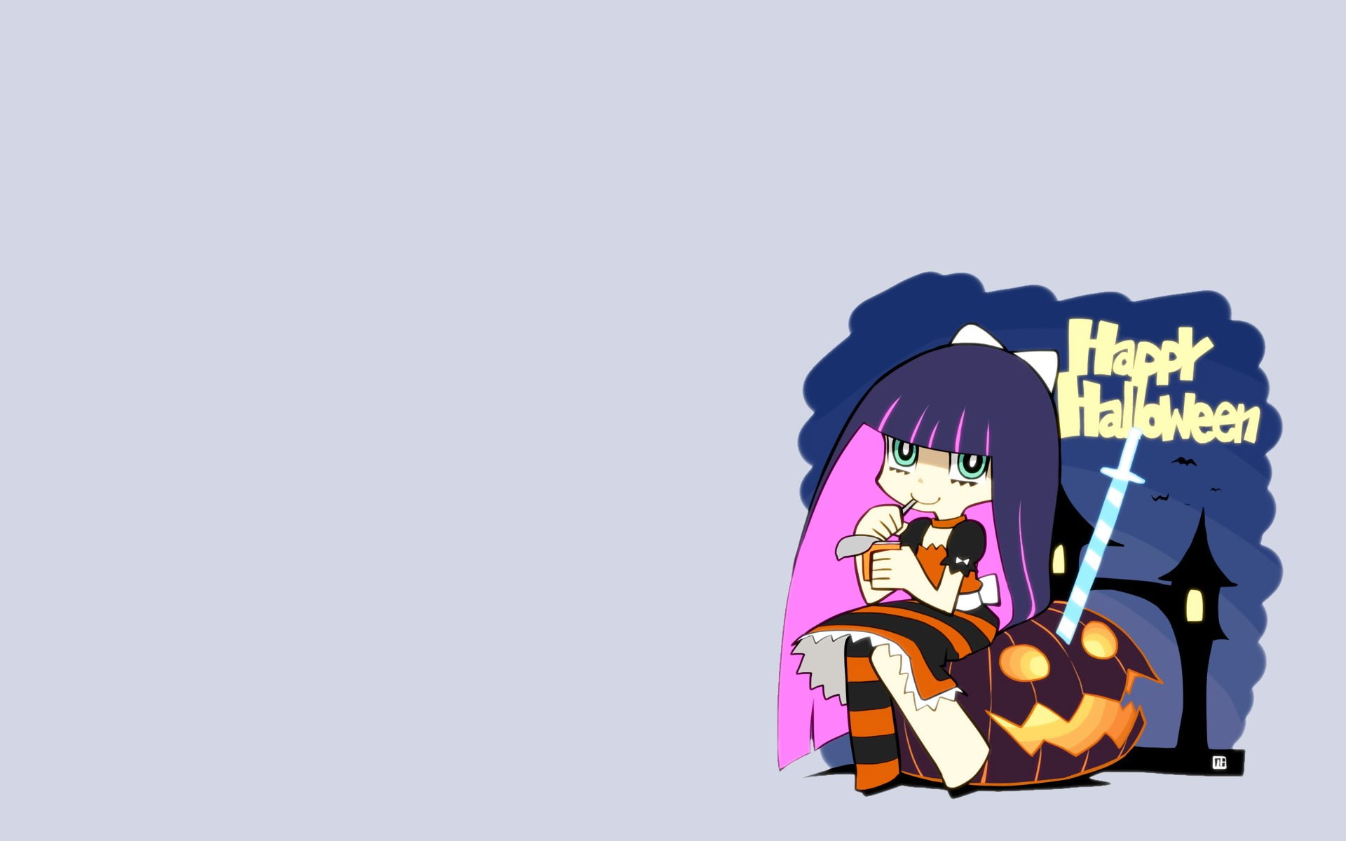 studio shot, art and craft, creativity, Stocking (Panty and Stocking with Garterbelt), text, still life, western script, Panty and Stocking with Garterbelt, HD Wallpaper