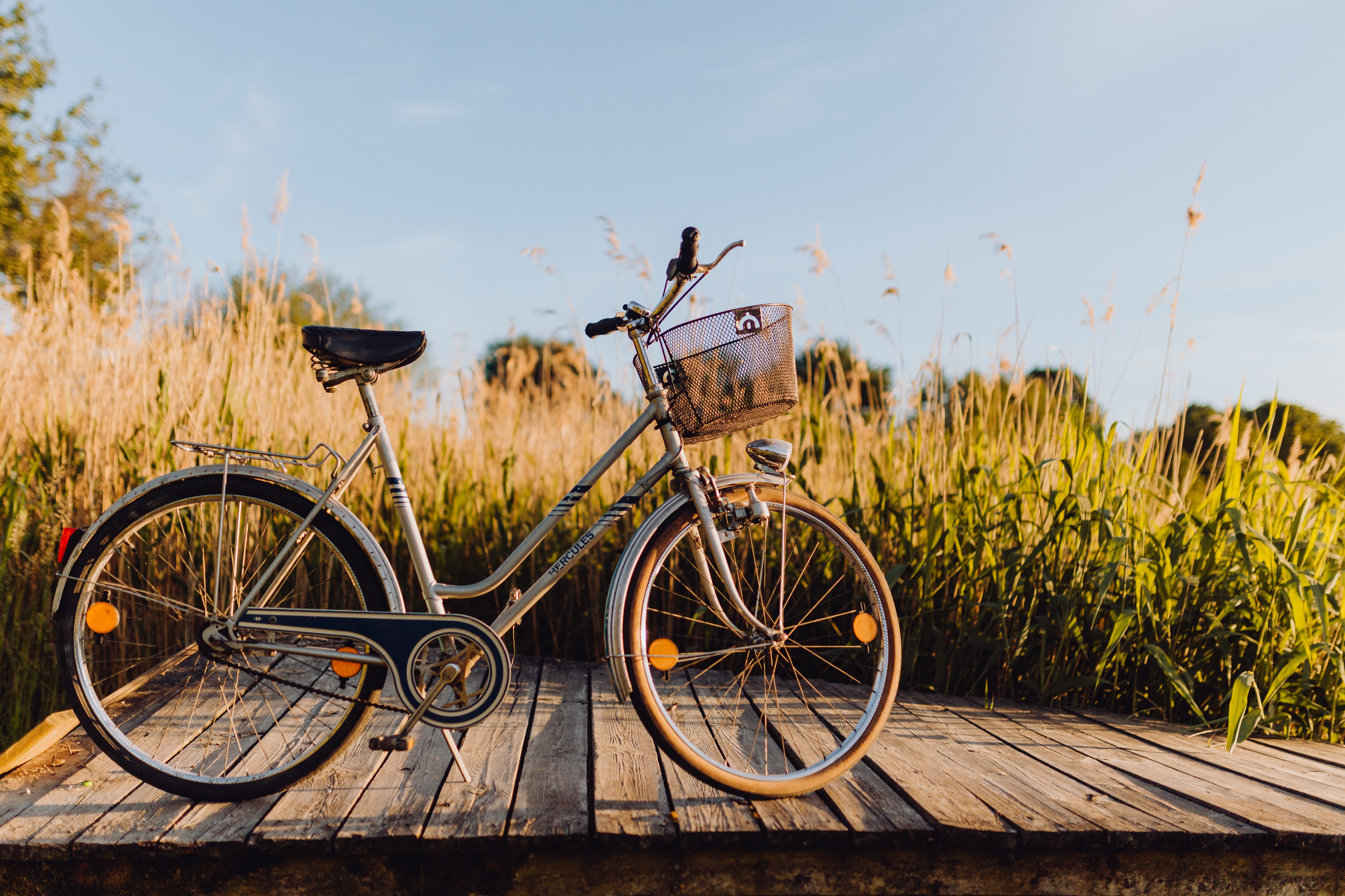 outdoor, stationary, no people, pier, transportation, light, vacations, landscape, mode of transportation, nature, focus on foreground, outdoors, field, HD Wallpaper