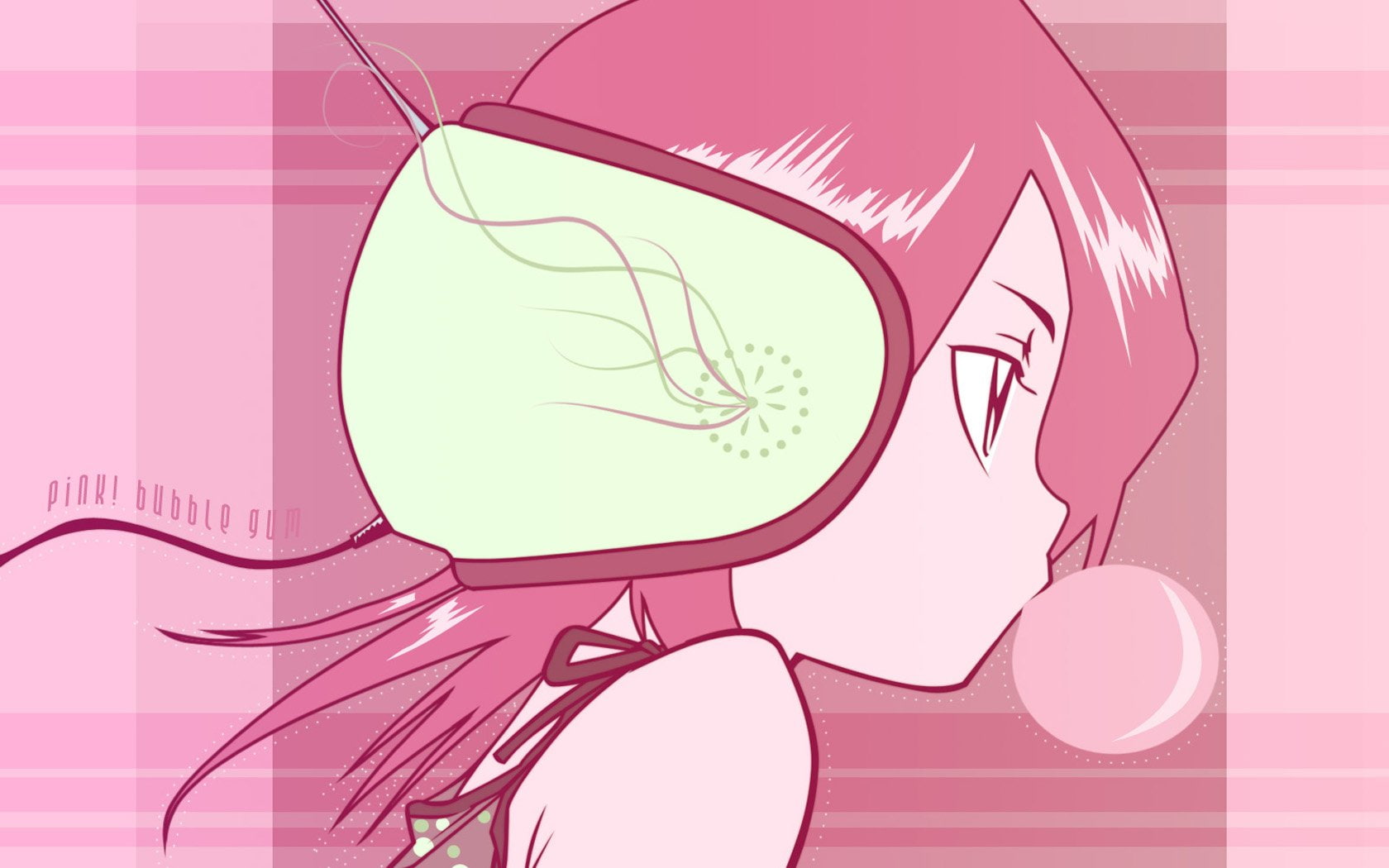 rukia, headphones, bubble, bleach, kuchiki, 720P, gum, HD Wallpaper