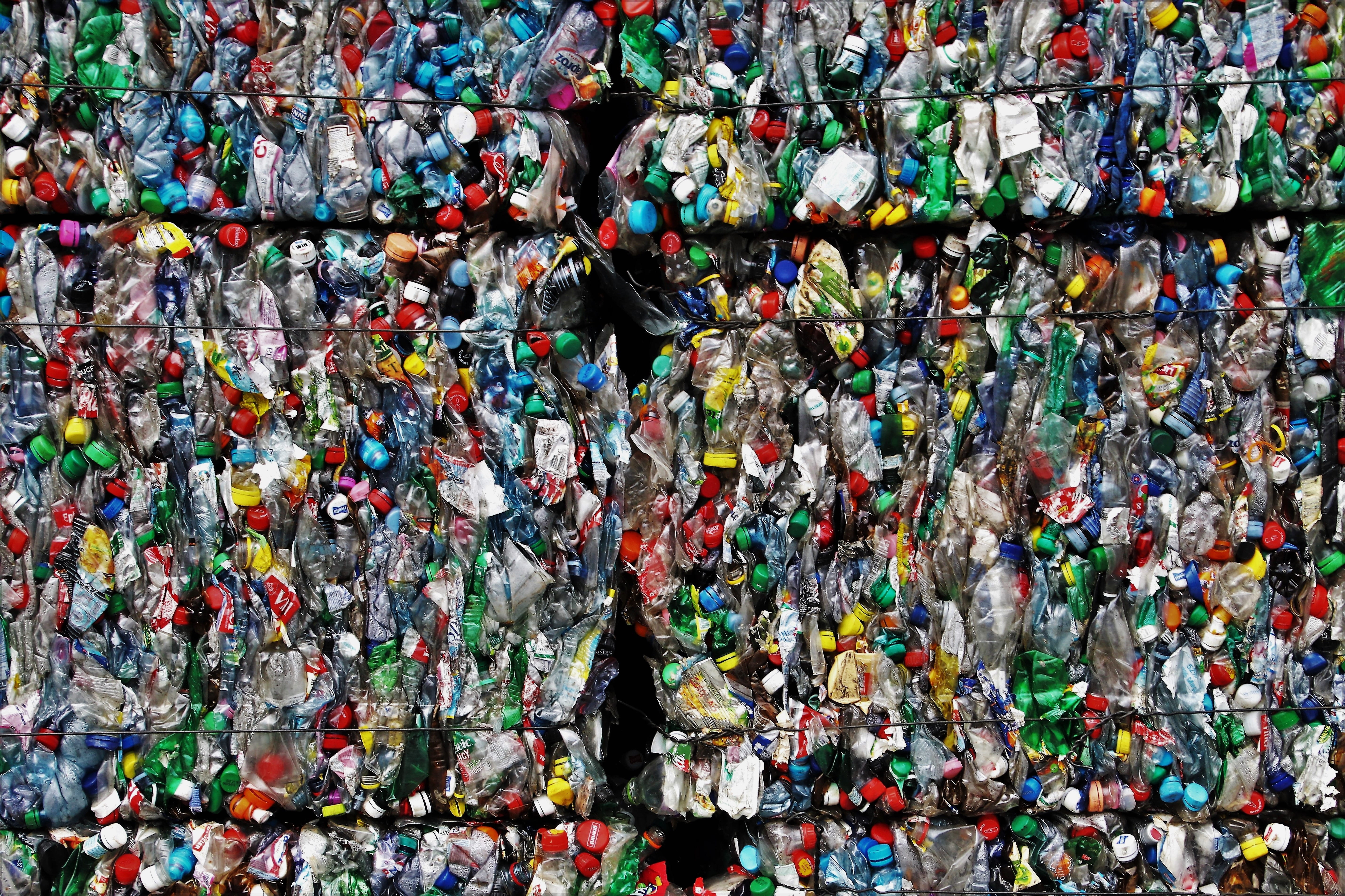 outdoors, garbage, crushed stone, pollution, desktop, backgrounds, 5K, non processing, bubble gum, messy, plastic waste, scraps, ecology, nightmare, HD Wallpaper