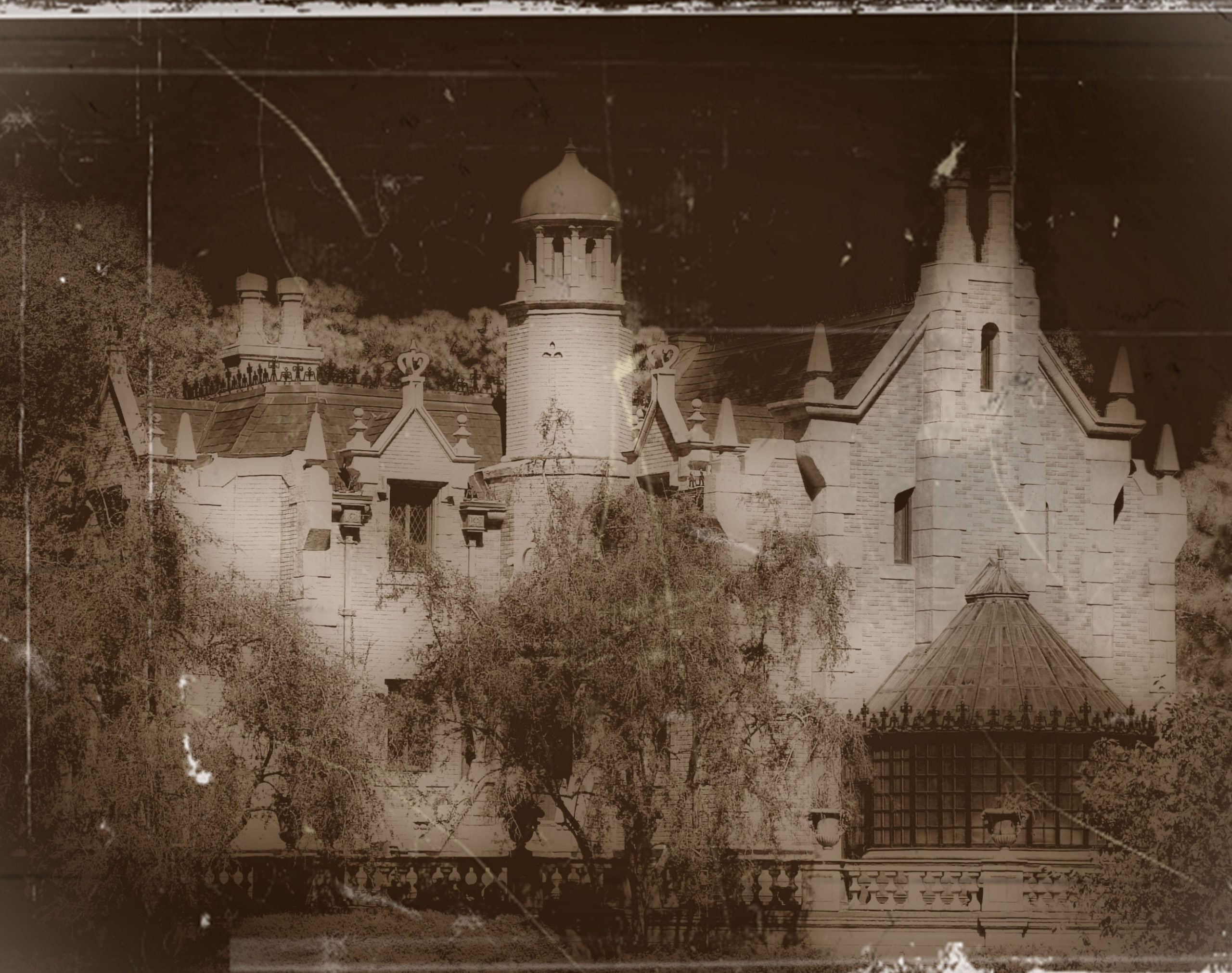 Halloween, Haunted, Mansion, Holidays, 2K, HD Wallpaper