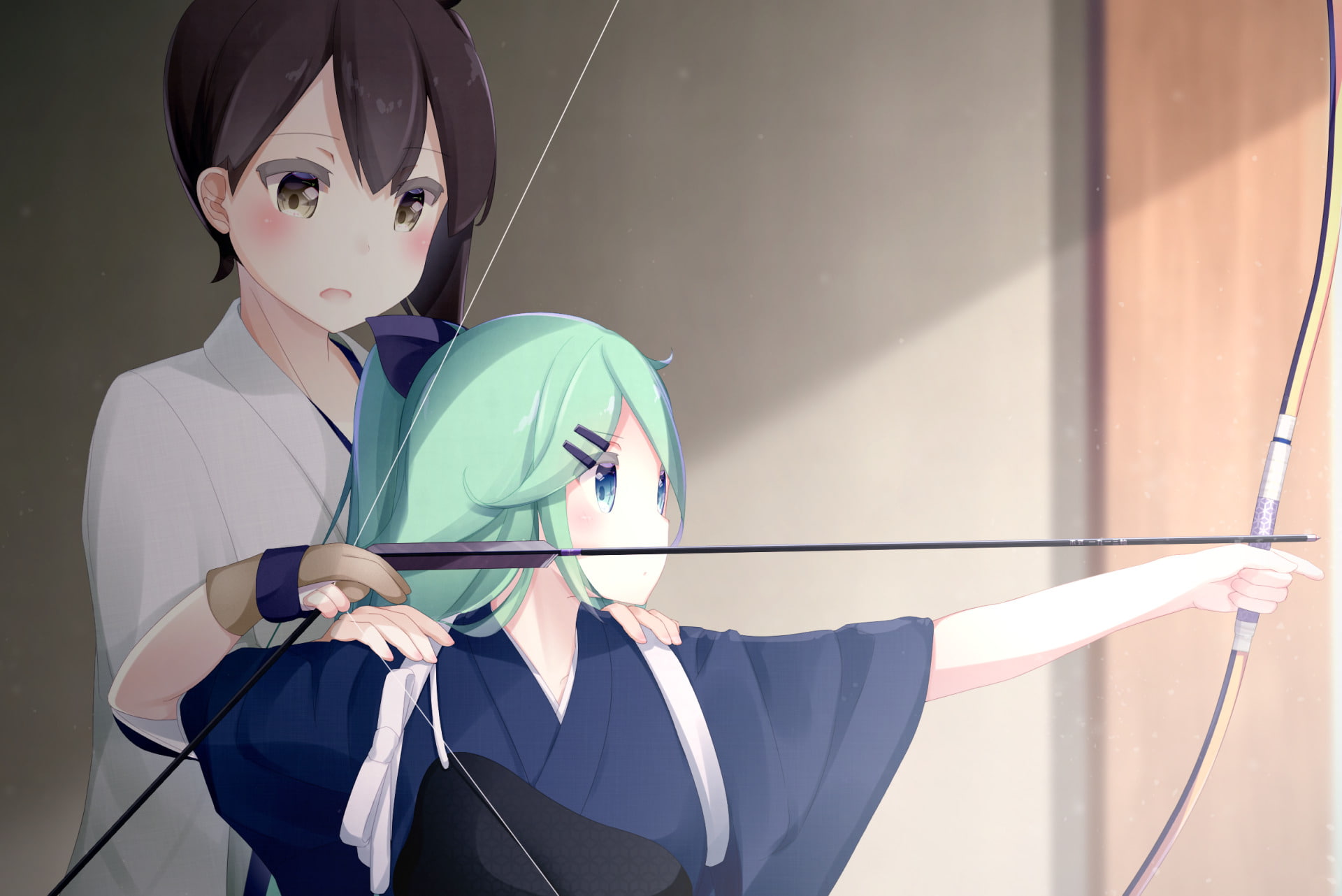 Yamakaze (Kancolle), 1080P, Anime, Kaga (Kancolle), Kantai Collection, HD Wallpaper