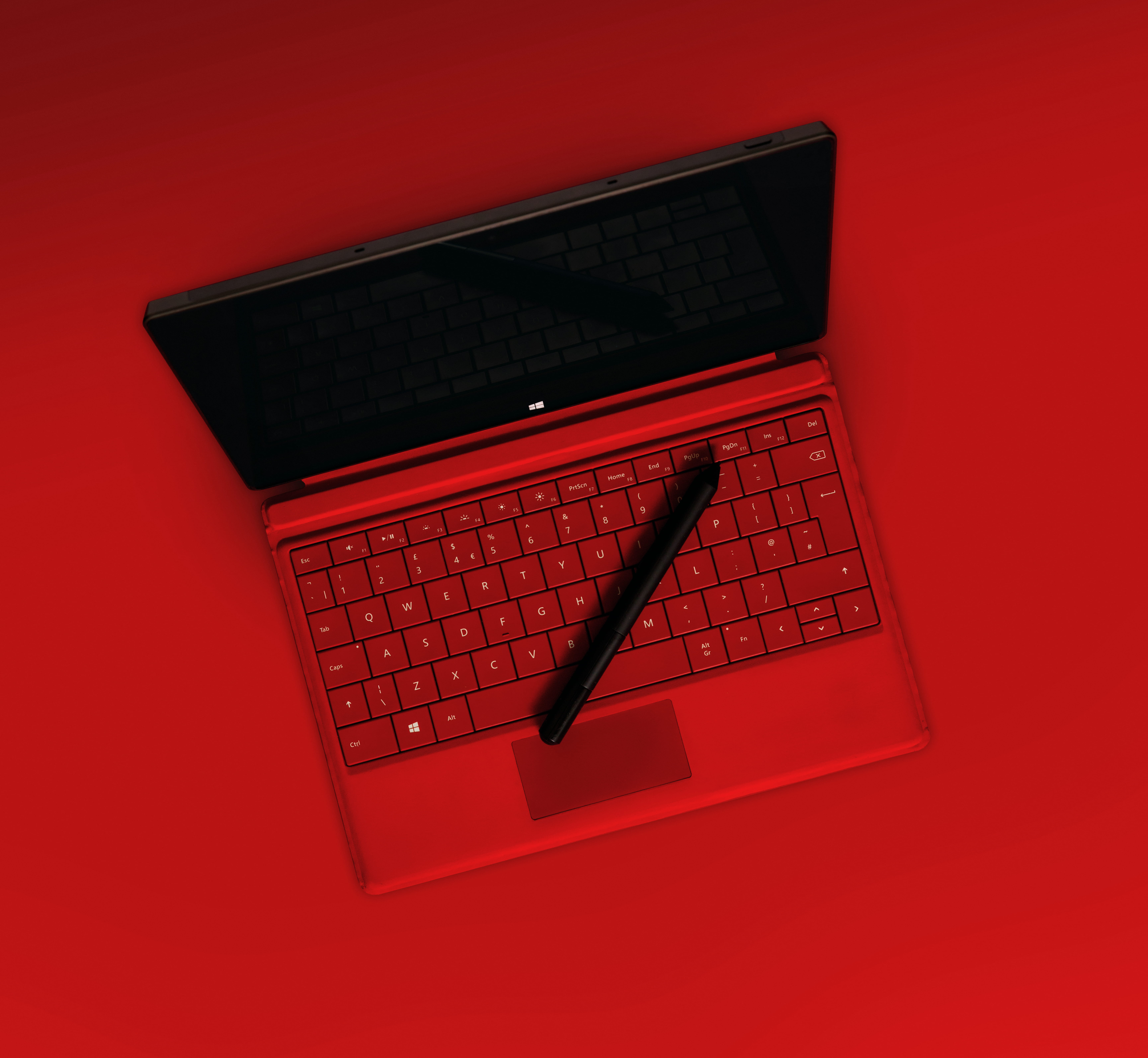 no People, single Object, technology, equipment, wireless Technology, red, laptop, business, pro, surface, modern, tablet, communication, pC, backgrounds, HD Wallpaper