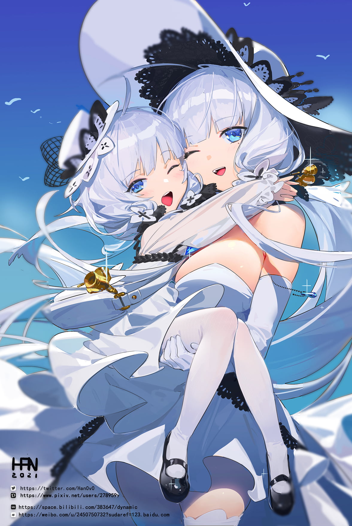 Illustrious (Azur Lane), anime, Azur Lane, 720P, anime girls, Han-0v0, Phone HD Wallpaper
