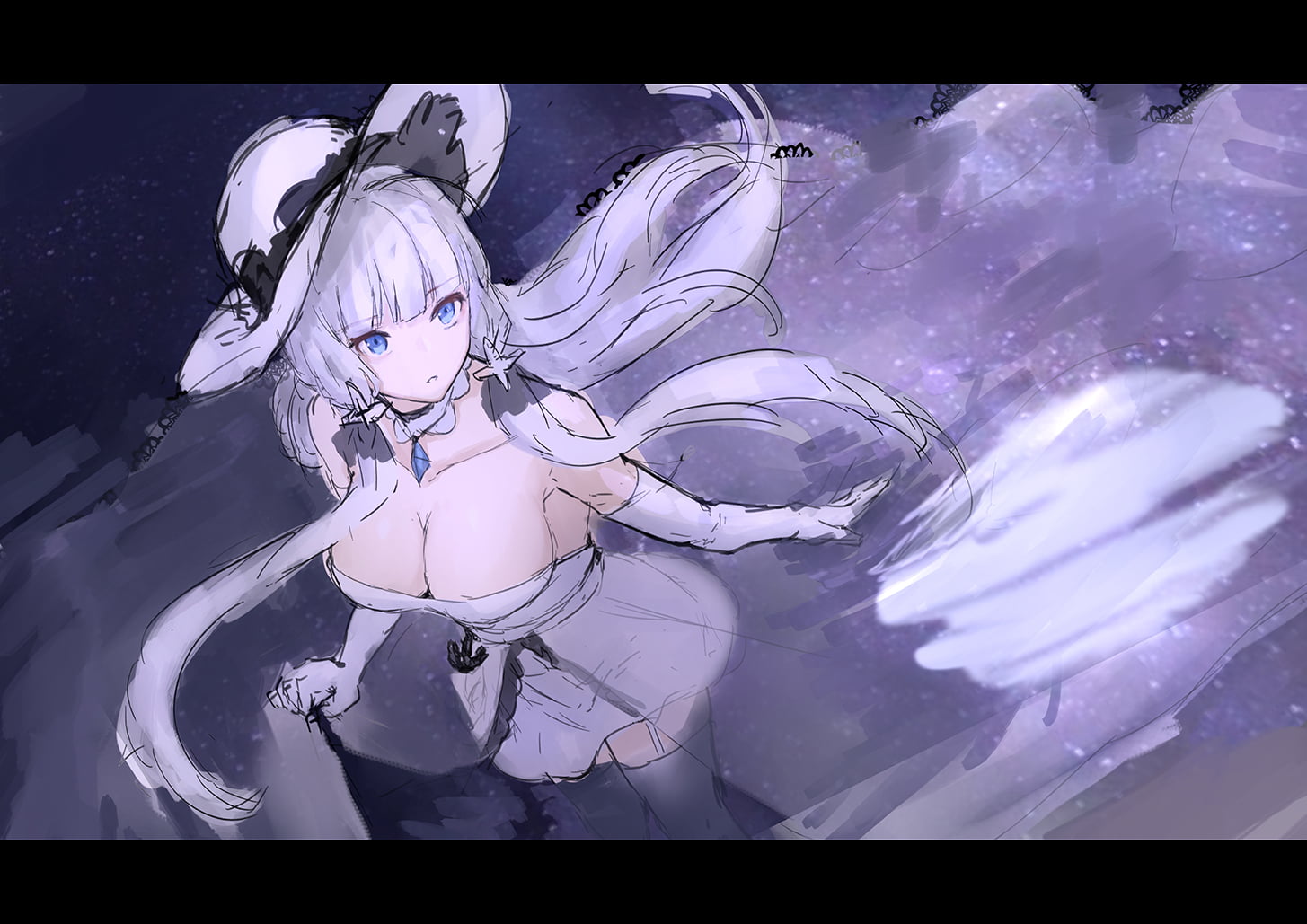 Whitem, anime, Illustrious (Azur Lane), Azur Lane, anime girls, 720P, HD Wallpaper
