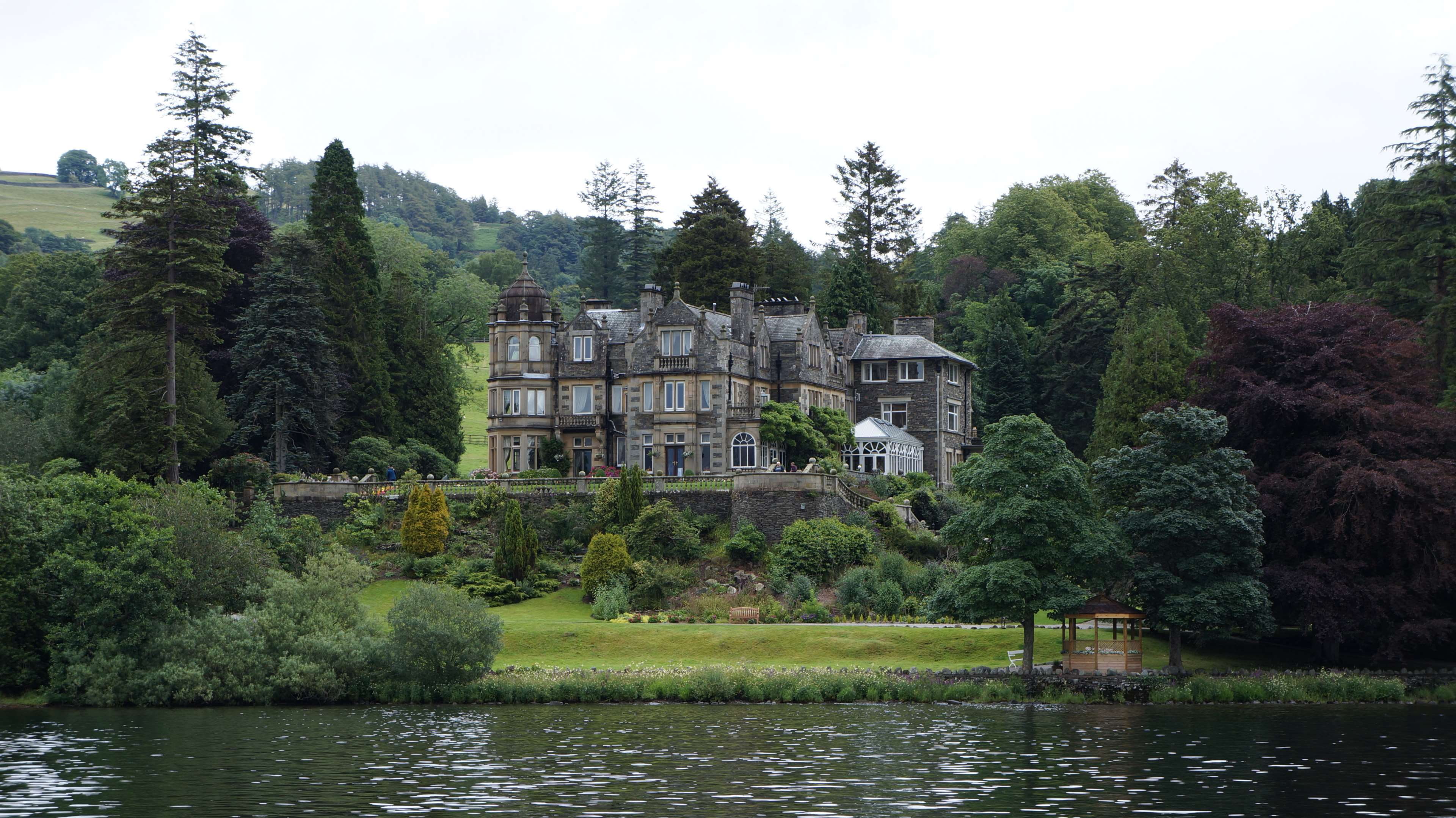 architecture, travel, va, castle, ancient, holiday, growth, building, summer, tourism, home, trees, house, waterfront, outdoors, architectural design, river, HD Wallpaper