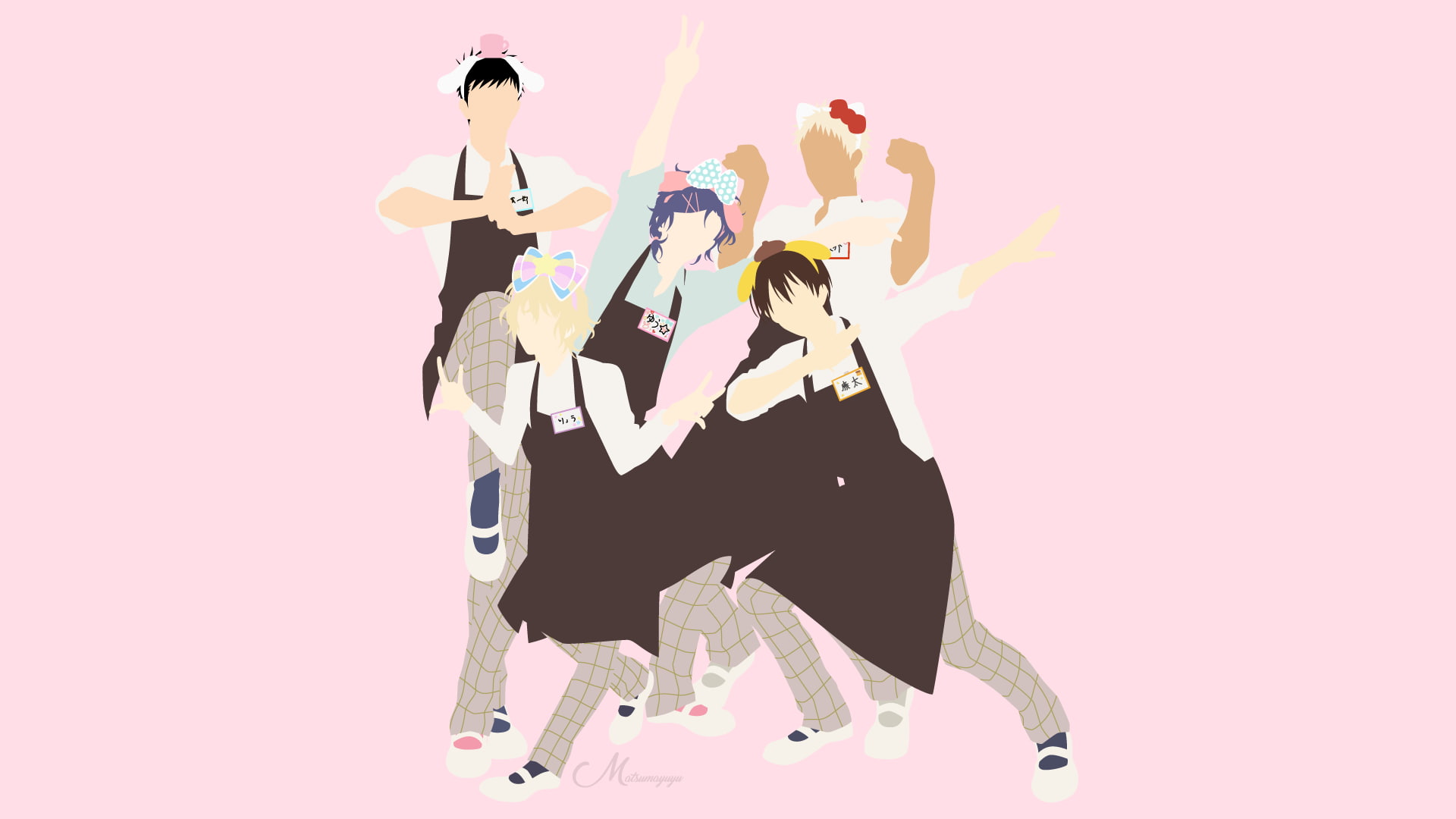 Anime, Kouta Hasegawa, 1080P, Yuu Mizuno, Ryou Nishimiya, Sanrio Boys, Shunsuke Yoshino, HD Wallpaper