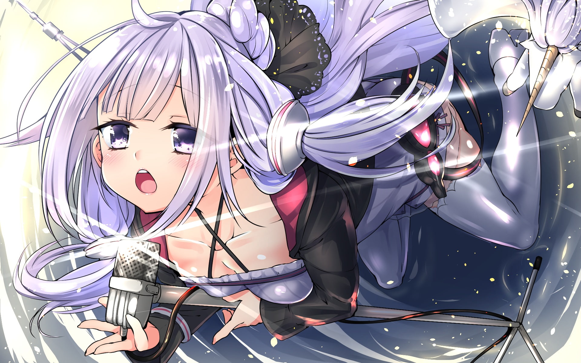 anthropomorphism, 254384, 1080P, azur, rokuwa, unicorn, (azur, cosplay, com, voiceroid, hms, shirasagi, lane), lane, konachan, HD Wallpaper
