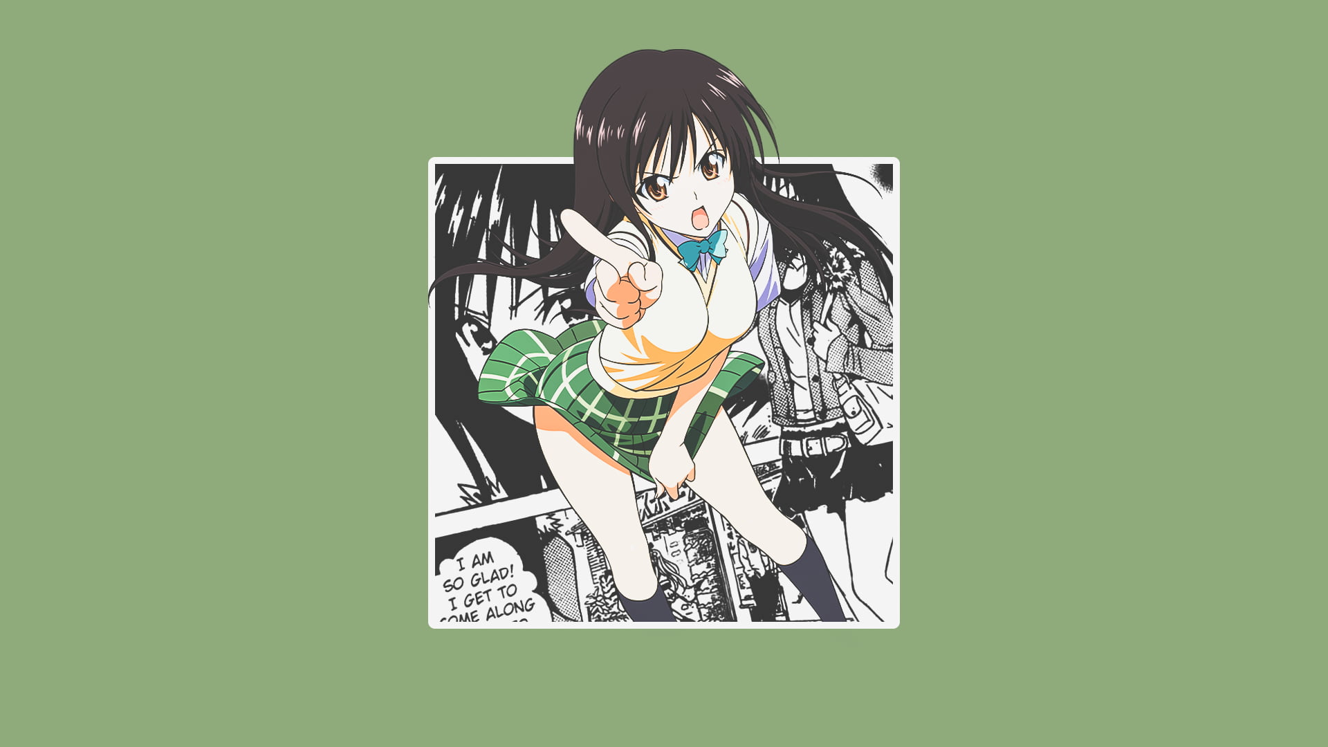 To love ru, school uniform, anime girls, lifting skirt, 1080P, anime, Kotegawa Yui, HD Wallpaper