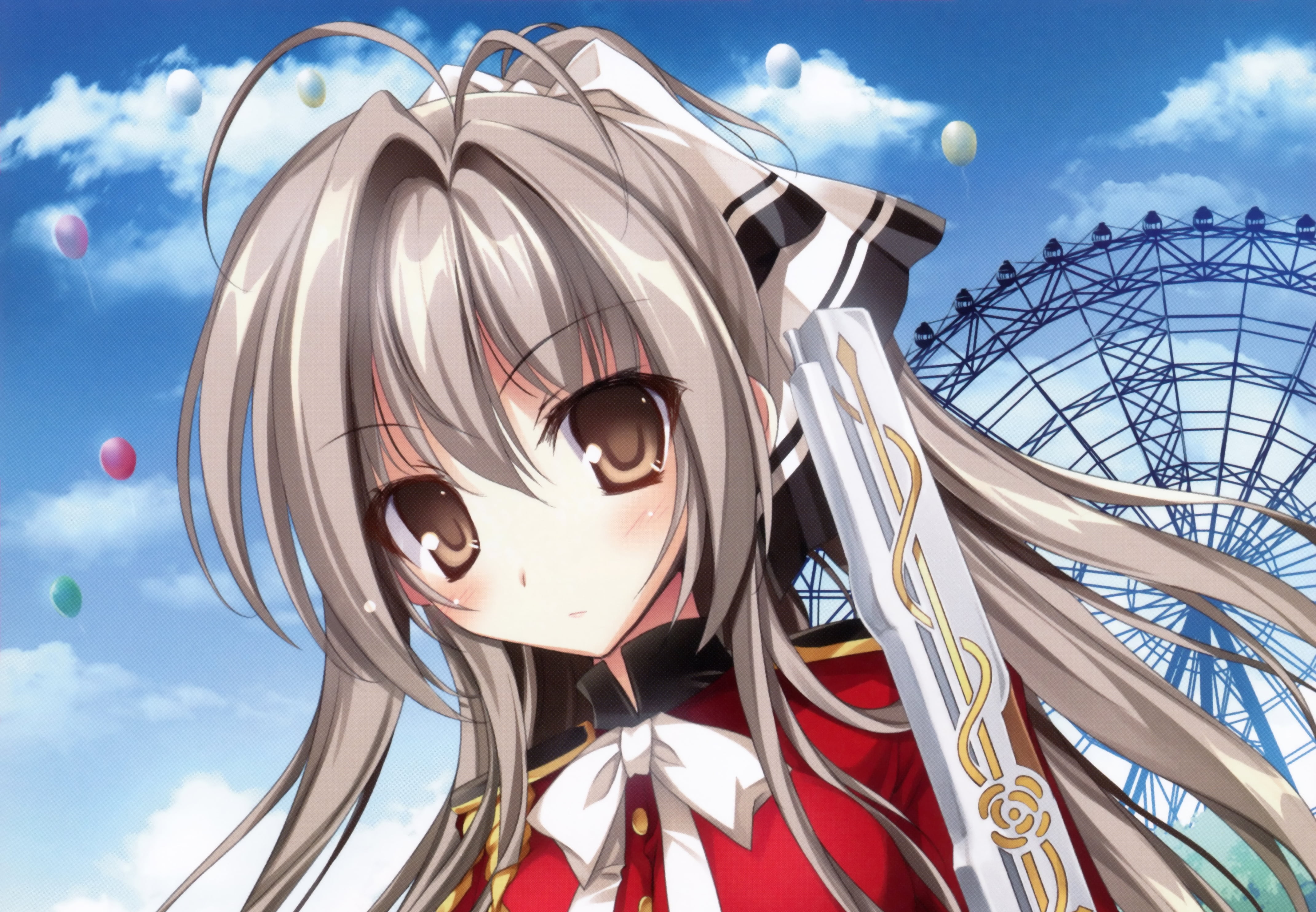 Amagi Brilliant Park, Isuzu Sento, 4K, Anime, HD Wallpaper