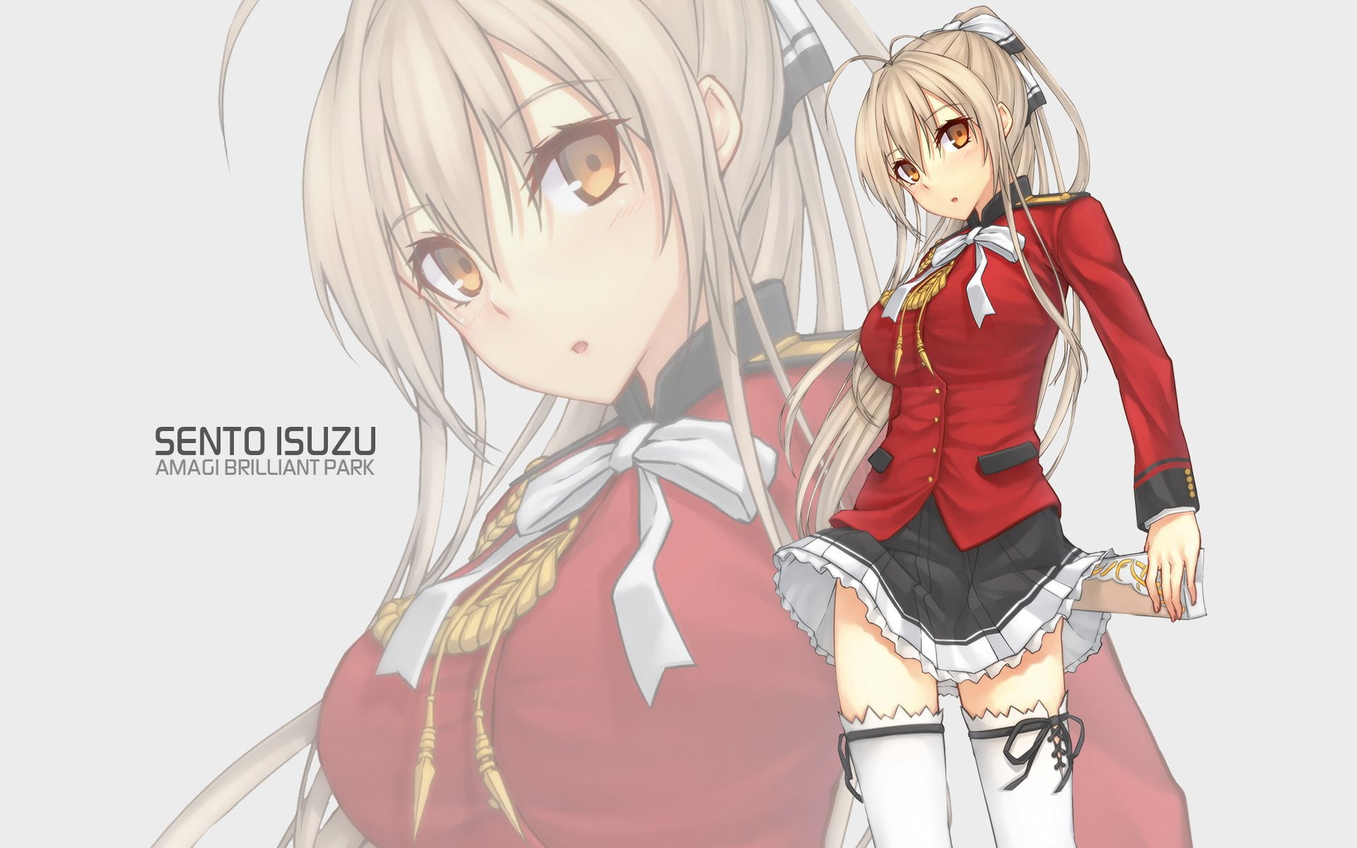 Isuzu Sento, 1080P, Amagi Brilliant Park, Anime, HD Wallpaper