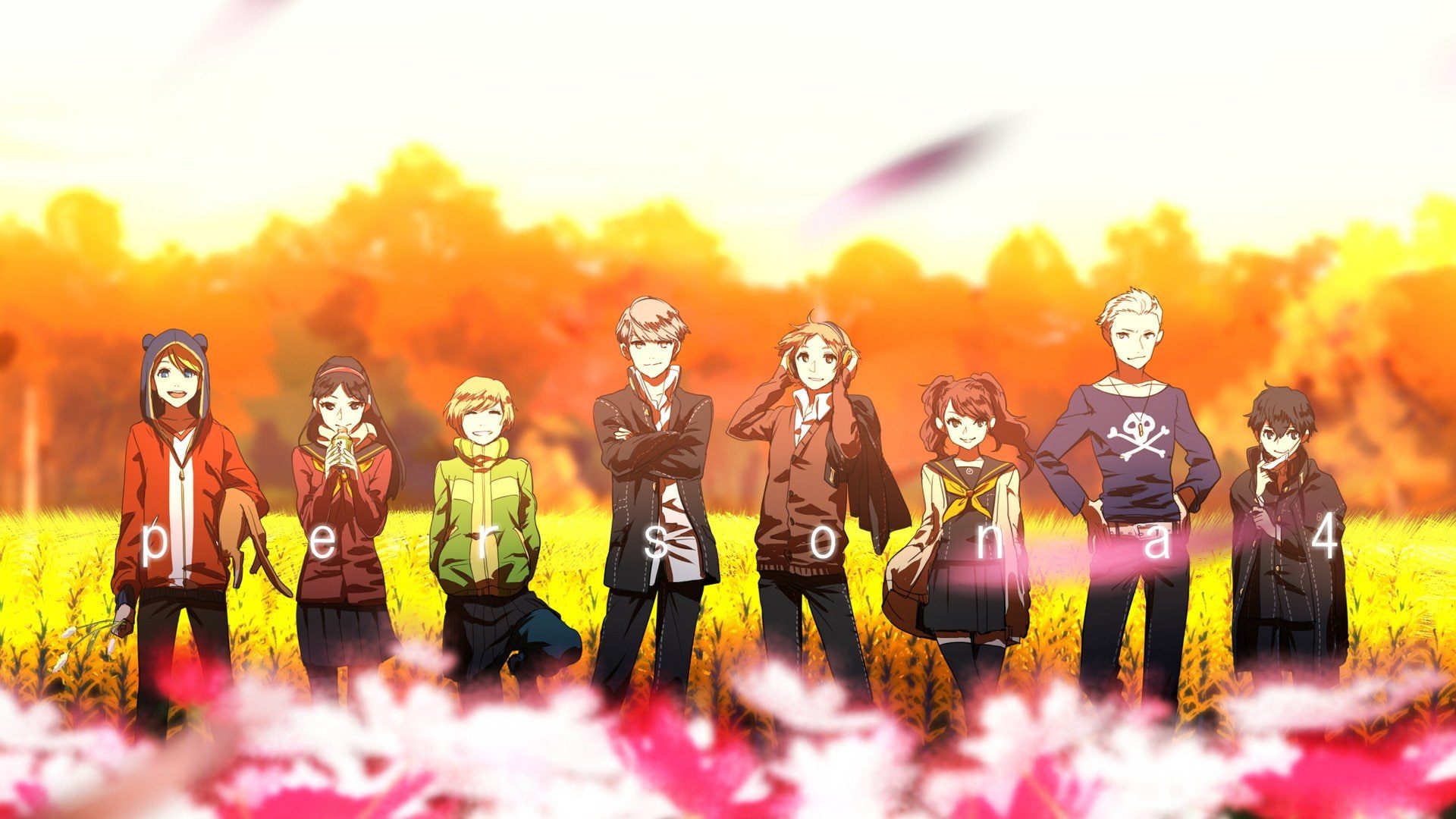 amagi, shirogane, kujikawa, naoto, tatsumi, yuu, series, girls, satonaka, rise, kuma, yukiko, 1080P, chie, hanamura, narukami, persona, anime, kanji, yosuke, HD Wallpaper