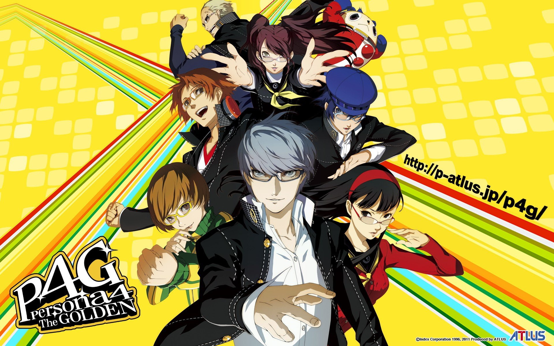 satonaka, yukiko, persona, 1080P, groups, kuma, amagi, chie, HD Wallpaper