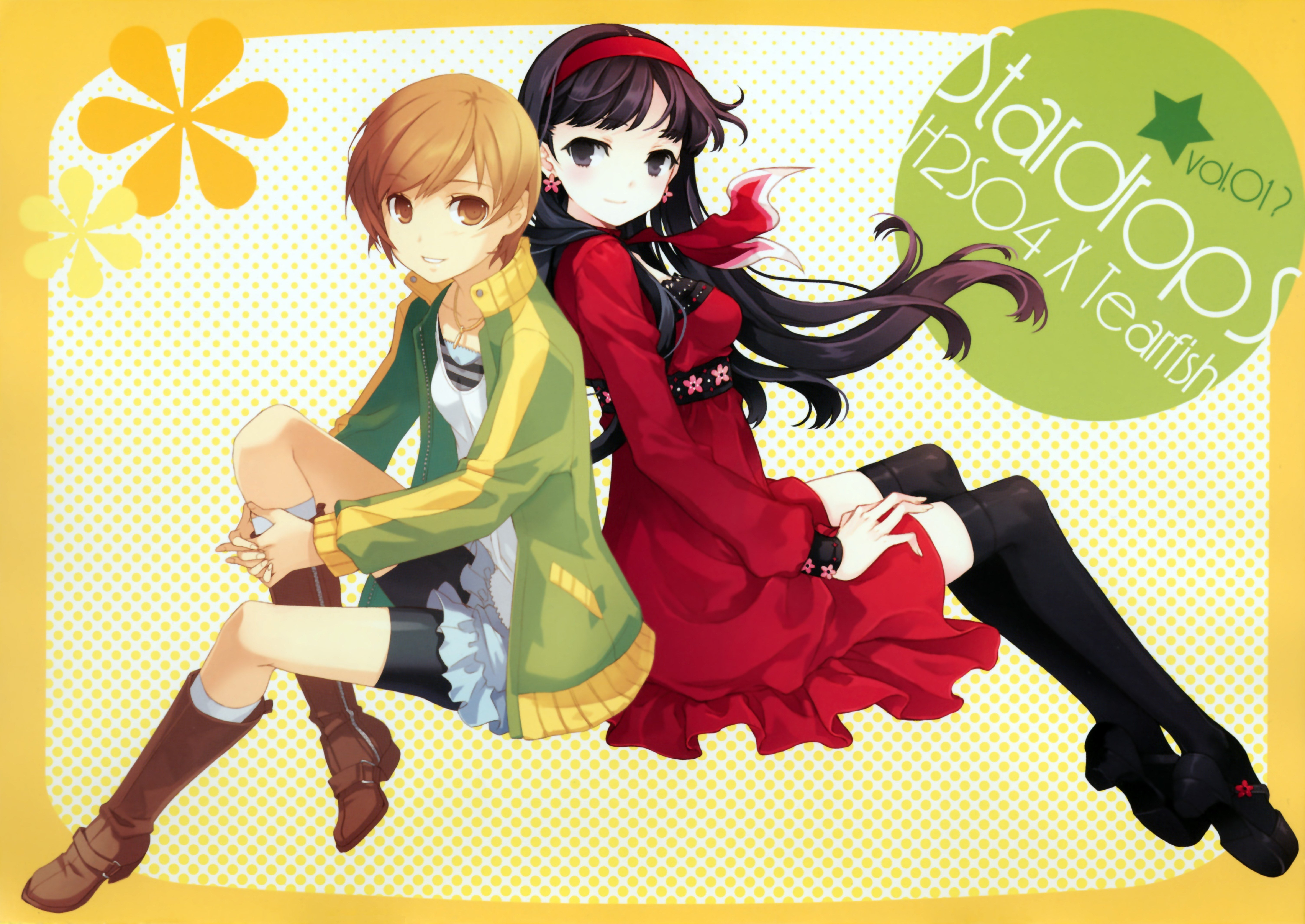 5K, shin, tensei, megami, satonaka, persona, yuki, chie, HD Wallpaper