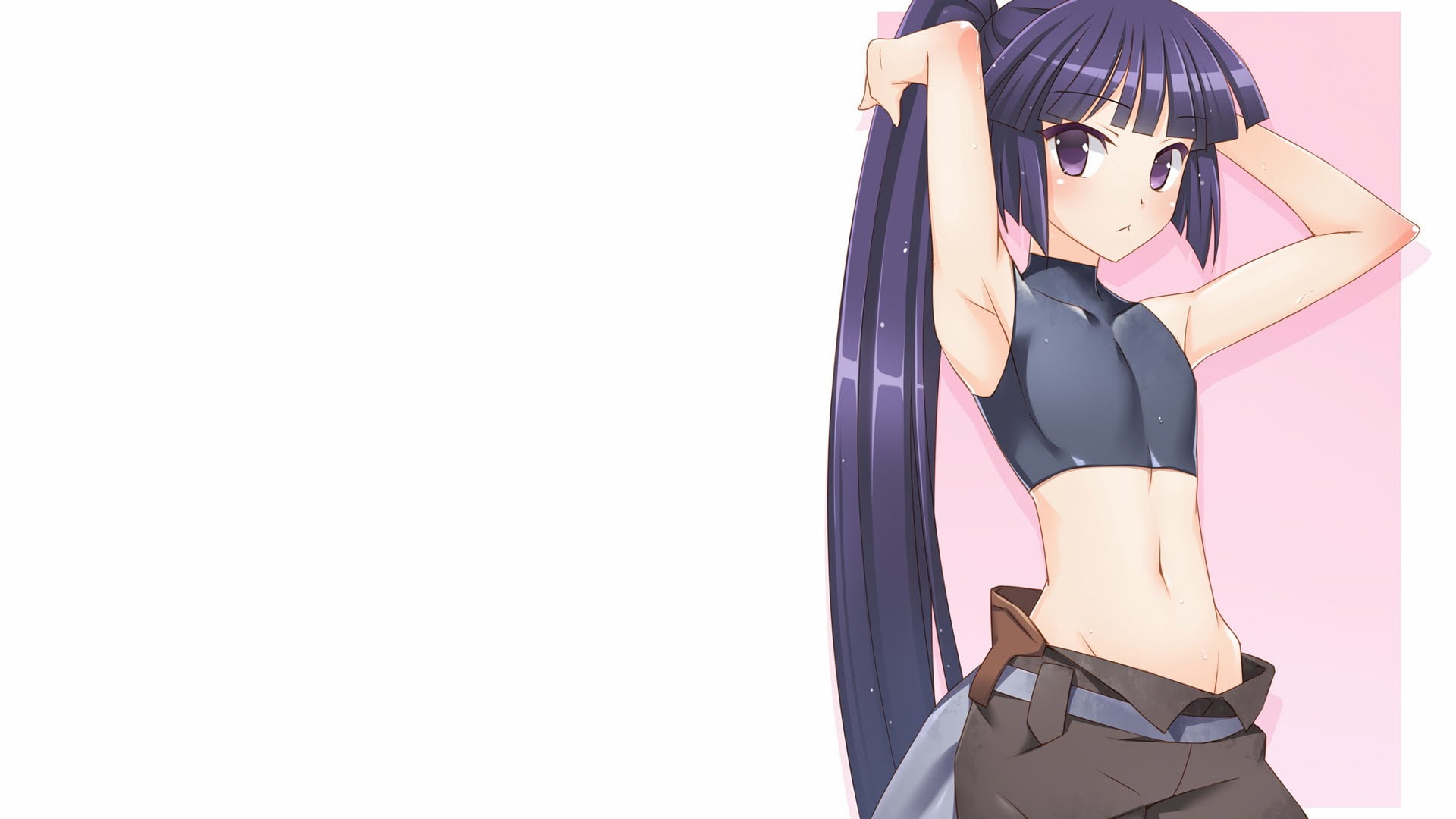 young women, Log Horizon, three quarter length, young adult, hairstyle, women, fashion, anime girls, lifestyles, side view, beauty, studio shot, standing, HD Wallpaper