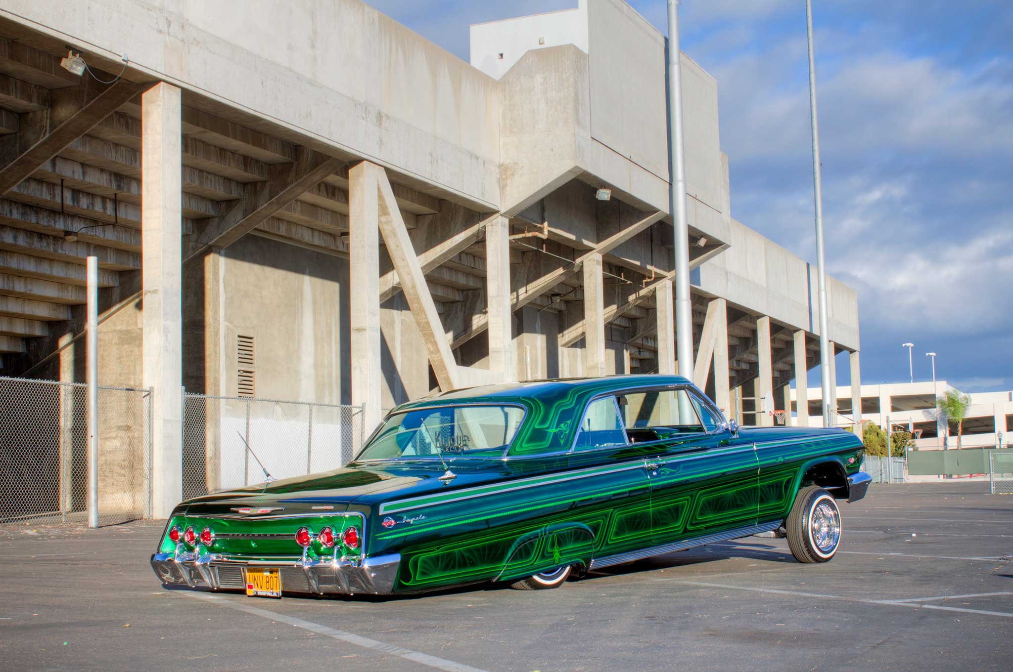 tuning, lowrider, pickup, truck, 1080P, gangsta, custom, HD Wallpaper