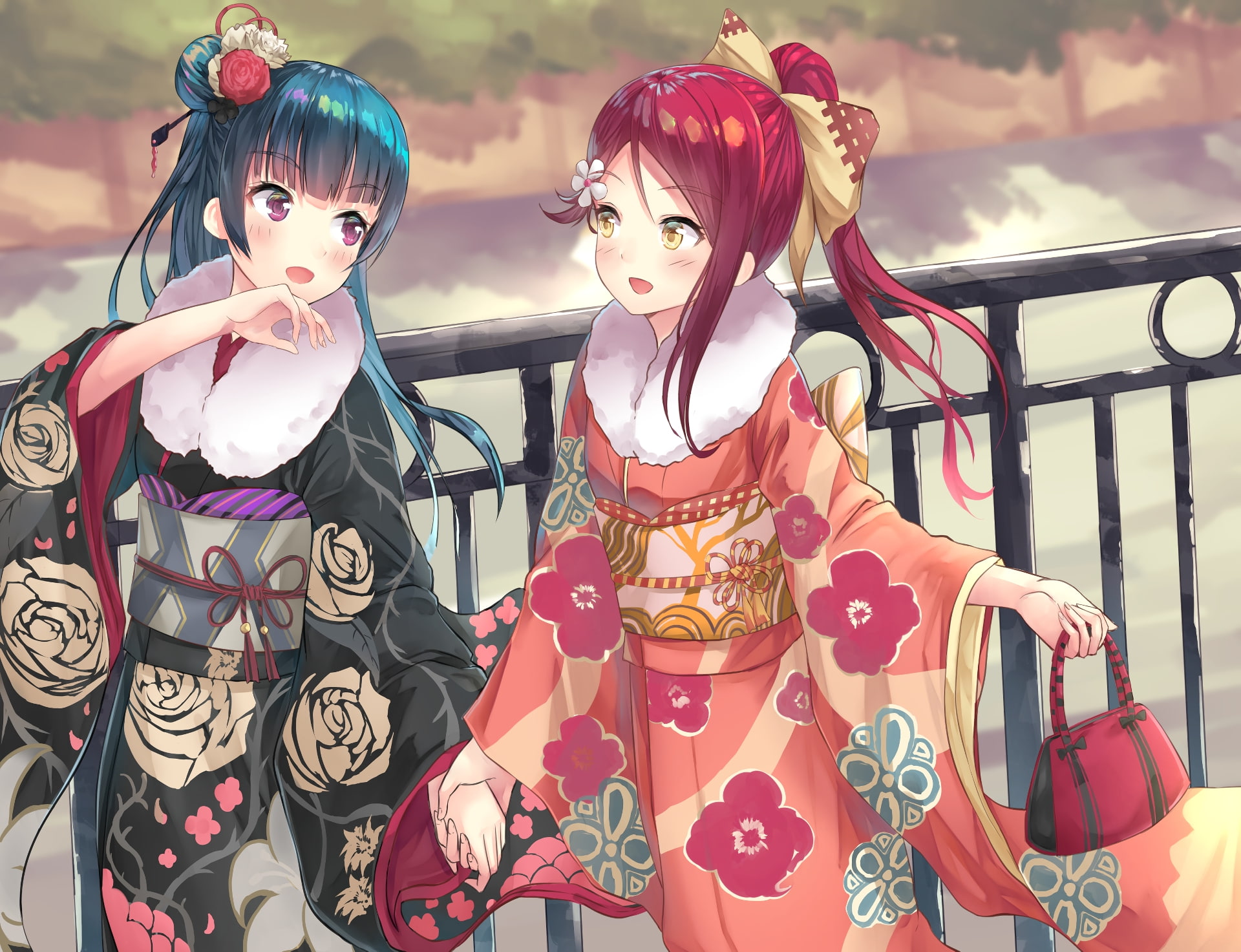 Yoshiko Tsushima, Anime, Love Live! Sunshine!!, 1080P, Riko Sakurauchi, HD Wallpaper